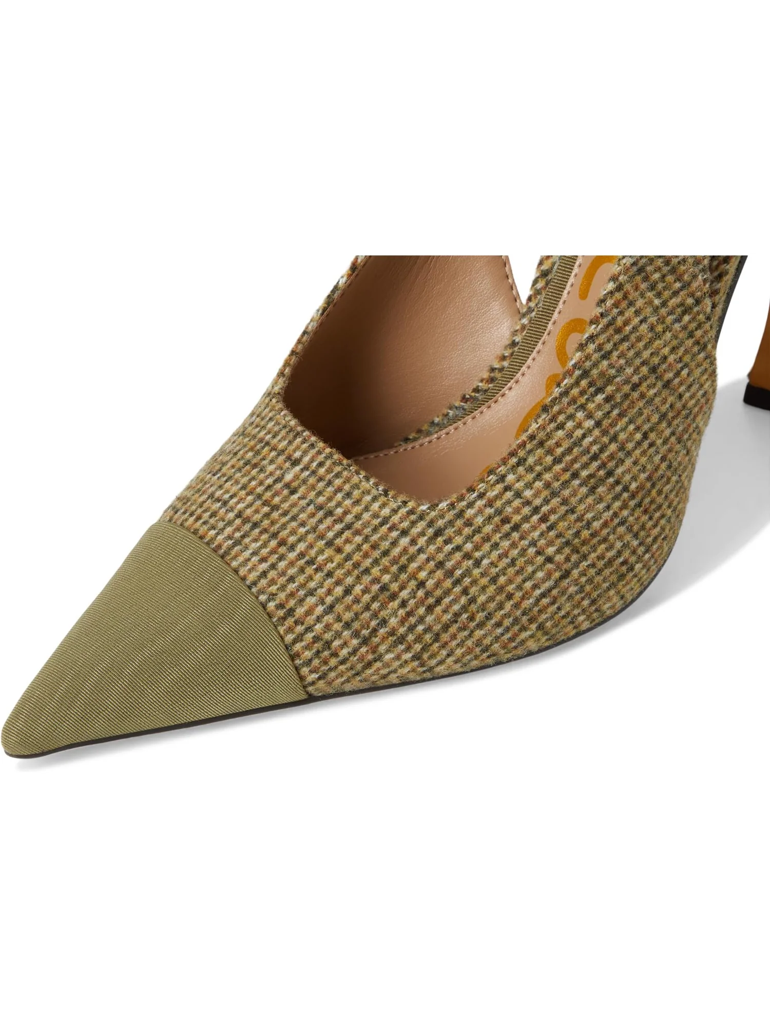 Туфли Sam Edelman Women's Odette 2 Slingback Shoes — изображение 6 из 7, оливковый мульти