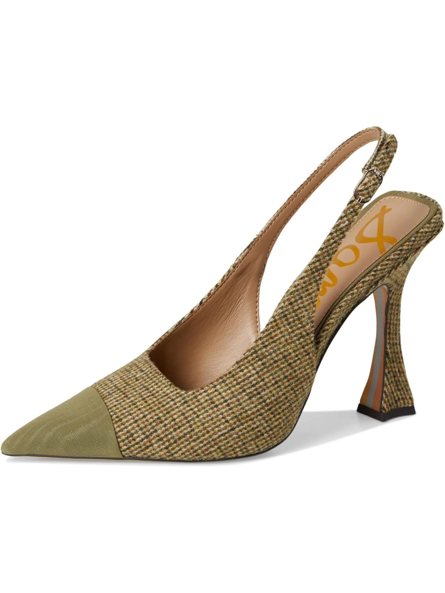 Туфли Sam Edelman Women's Odette 2 Slingback Shoes — изображение 7 из 7, оливковый мульти