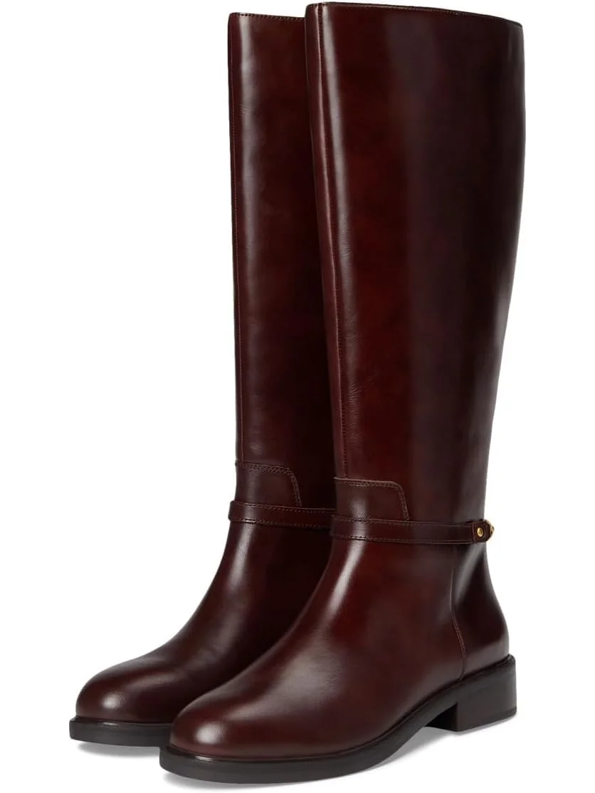 Ботинки Vince Camuto Women's Adria Ankle Link Knee High Riding Boot — изображение 1 из 7, коричневый