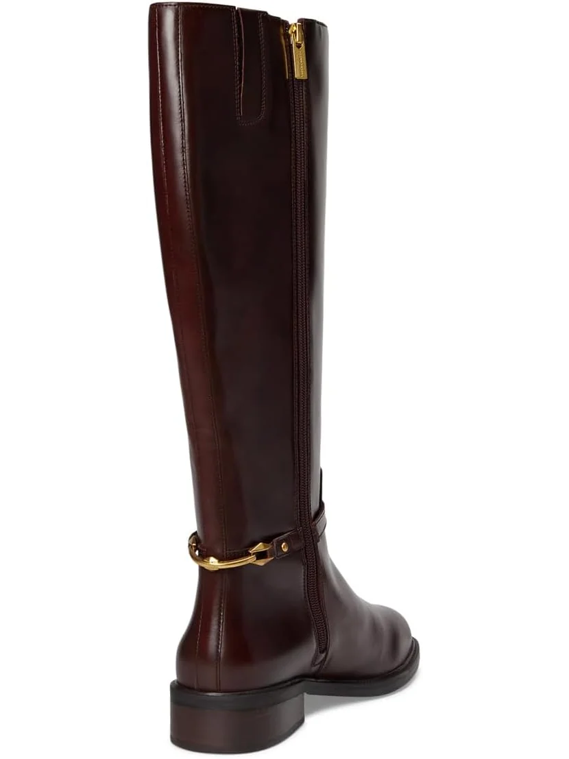 Ботинки Vince Camuto Women's Adria Ankle Link Knee High Riding Boot — изображение 5 из 7, коричневый