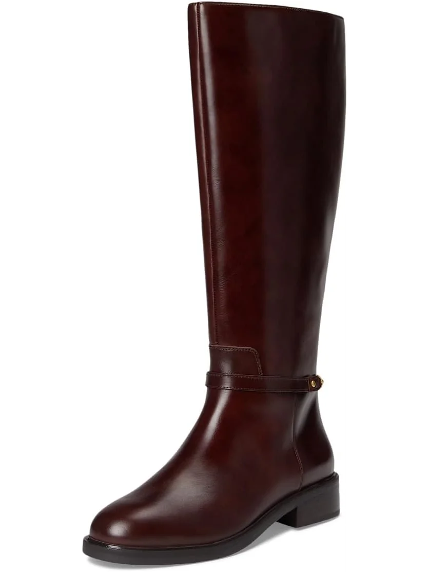 Ботинки Vince Camuto Women's Adria Ankle Link Knee High Riding Boot — изображение 7 из 7, коричневый