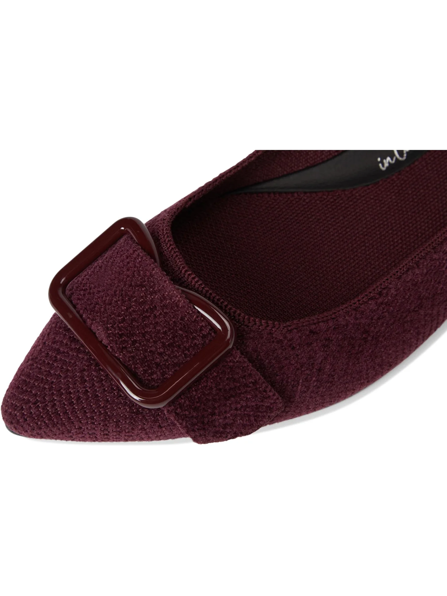 Балетки Rothy's Women's The Revelvet Emblem Point II — изображение 6 из 7, фиолетовый