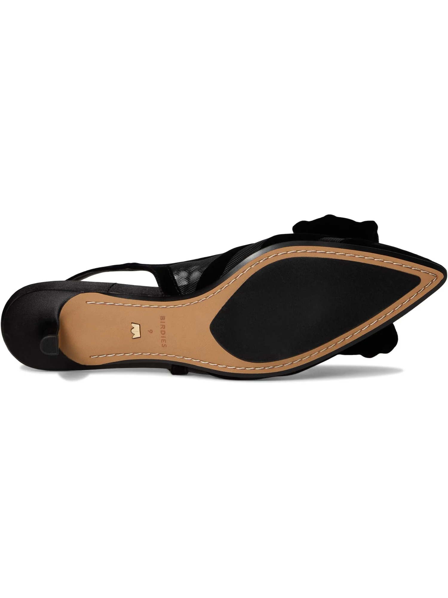 Туфли Birdies Women's Goldfinch Kitten Heel Mesh — изображение 3 из 7, черный