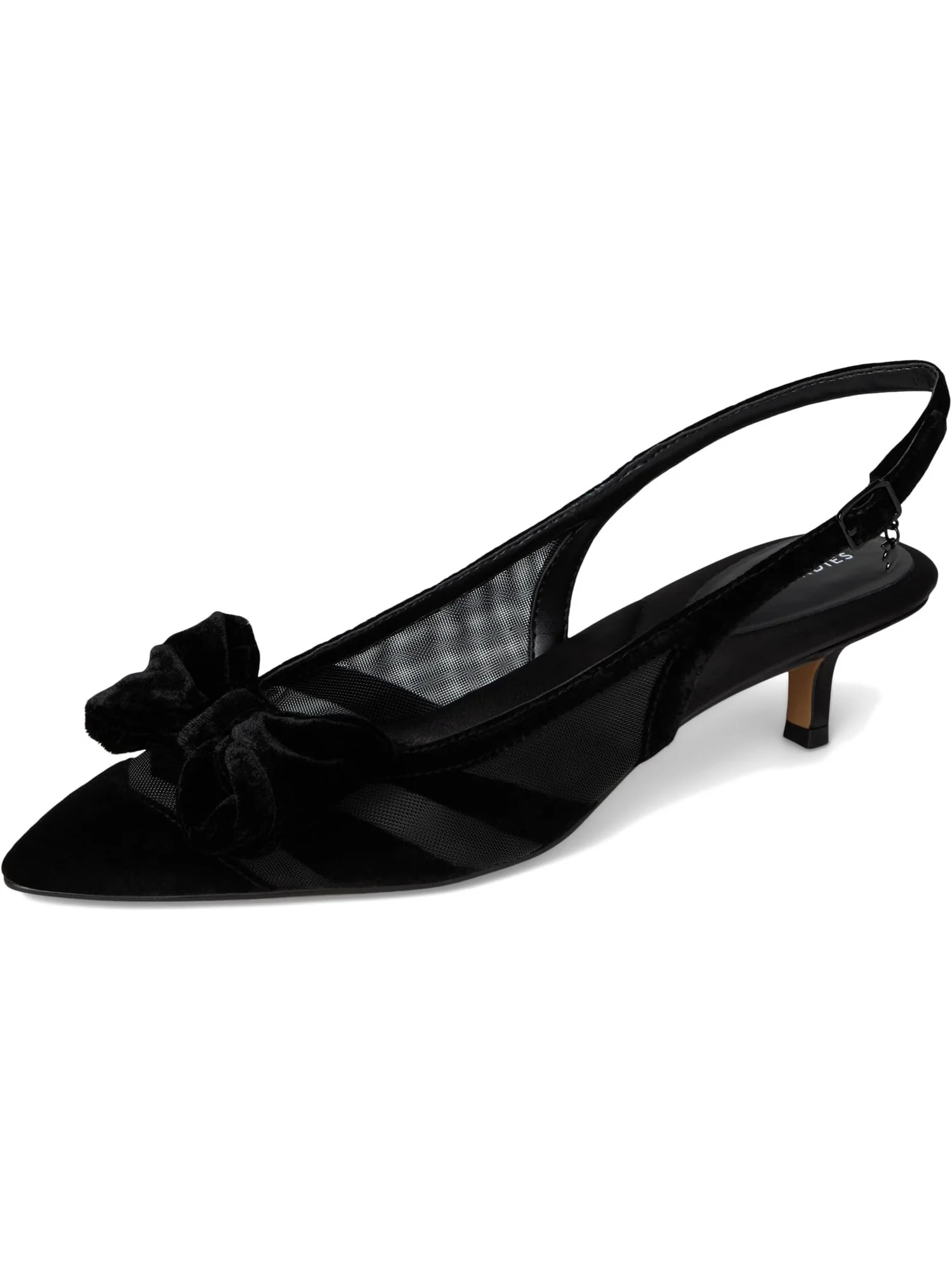Туфли Birdies Women's Goldfinch Kitten Heel Mesh — изображение 7 из 7, черный