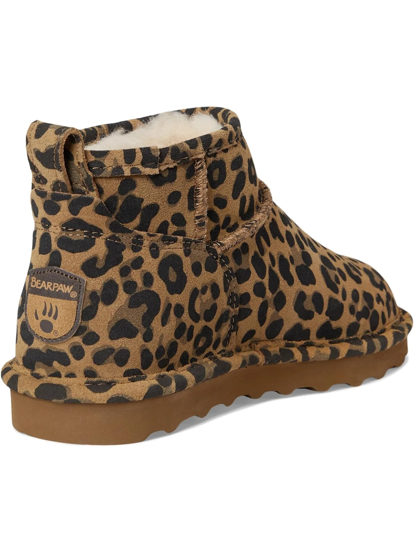 Ботинки Bearpaw Women's Shorty Exotic, Tobacco Leopard — изображение 5 из 7, табачный