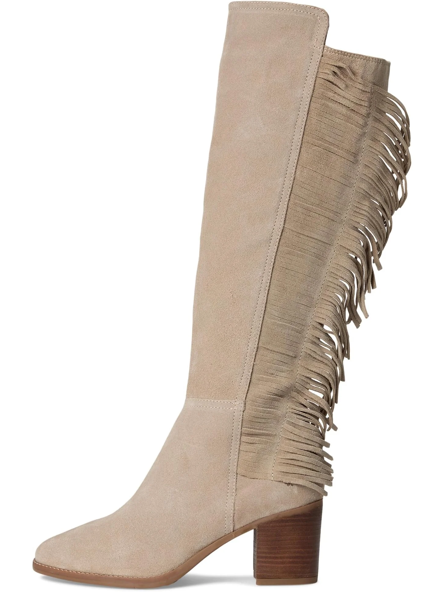 Ботинки Lucky Brand Women's Boswell Fringe Boots — изображение 4 из 7, серый/серый