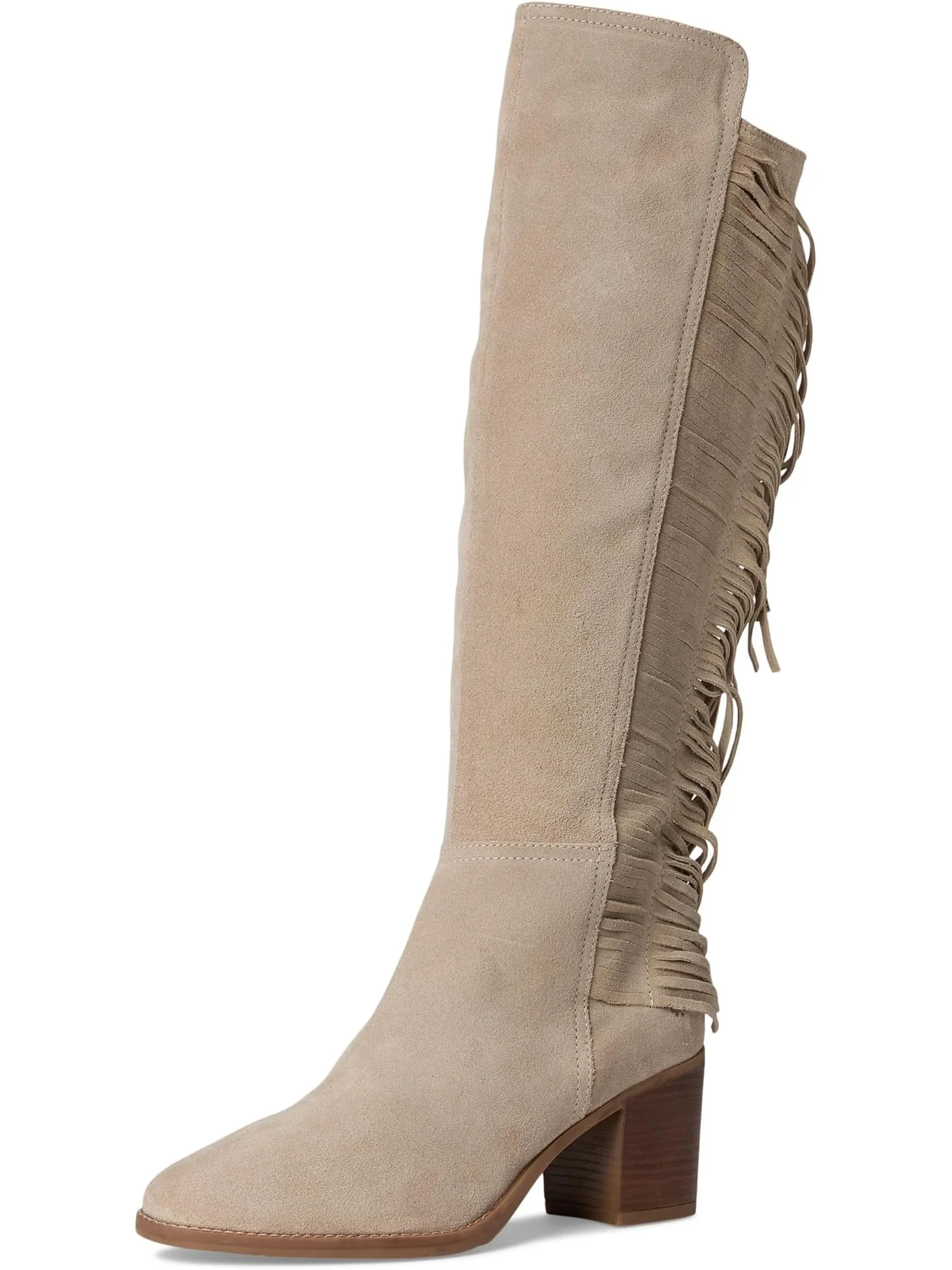 Ботинки Lucky Brand Women's Boswell Fringe Boots — изображение 7 из 7, серый/серый