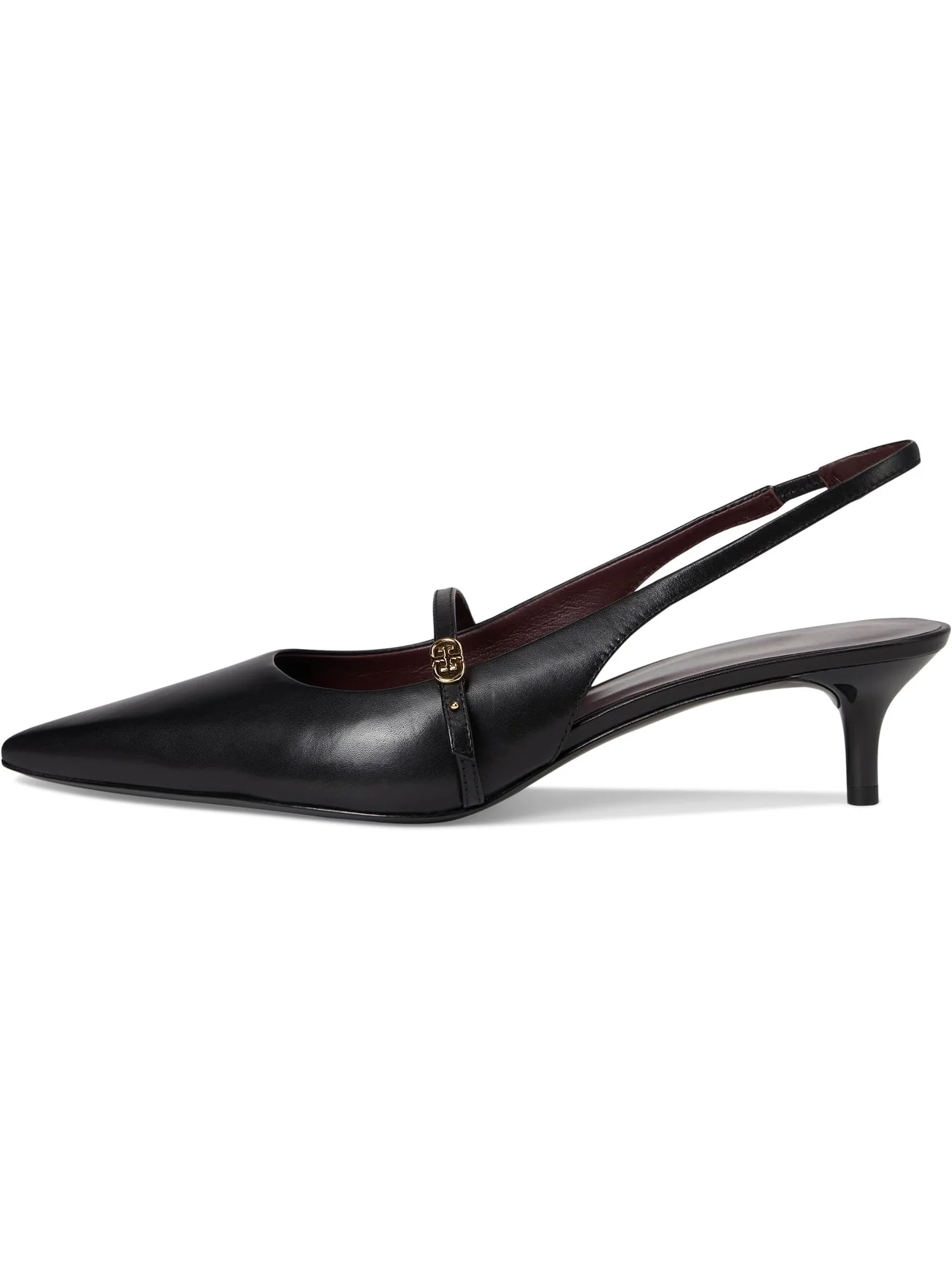 Туфли Tory Burch Women's Double T Buckle Mary Jane Pumps 45mm — изображение 4 из 7, черный/черный