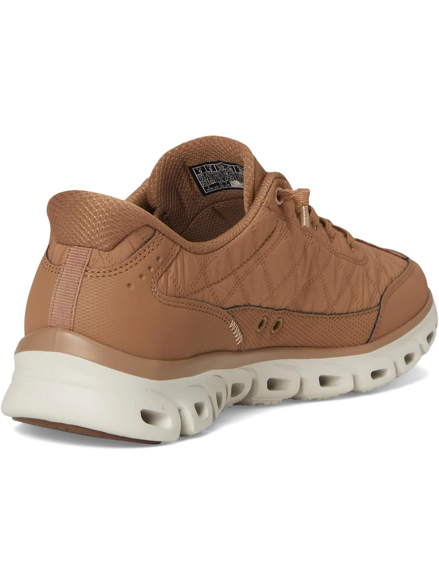 Кроссовки SKECHERS Women's Glide-step - At Ease Cozy Fit Hands Free Slip-Ins — изображение 5 из 7, орех