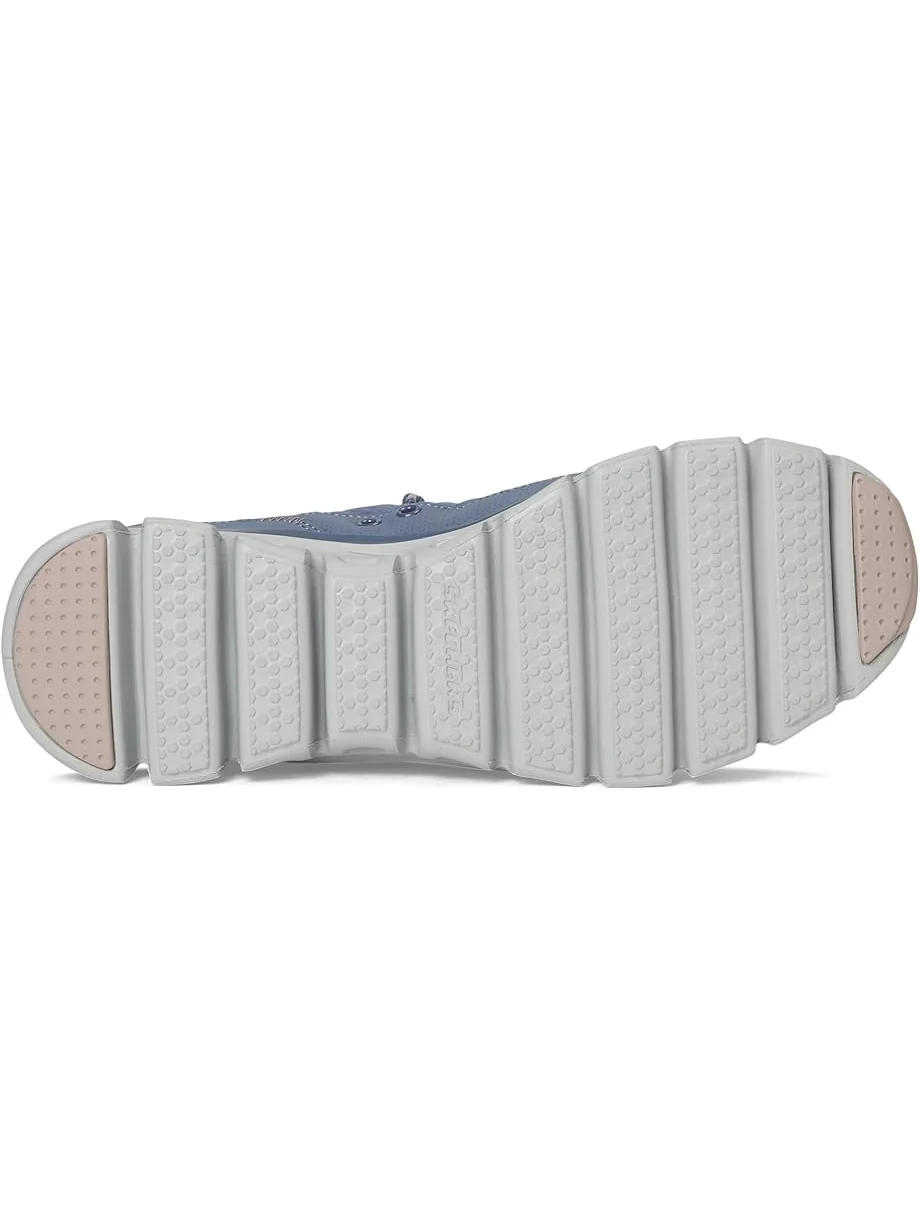 Женские кроссовки SKECHERS Glide-Step - At Ease Cozy Fit Hands Free Slip-Ins — изображение 3 из 7, серый