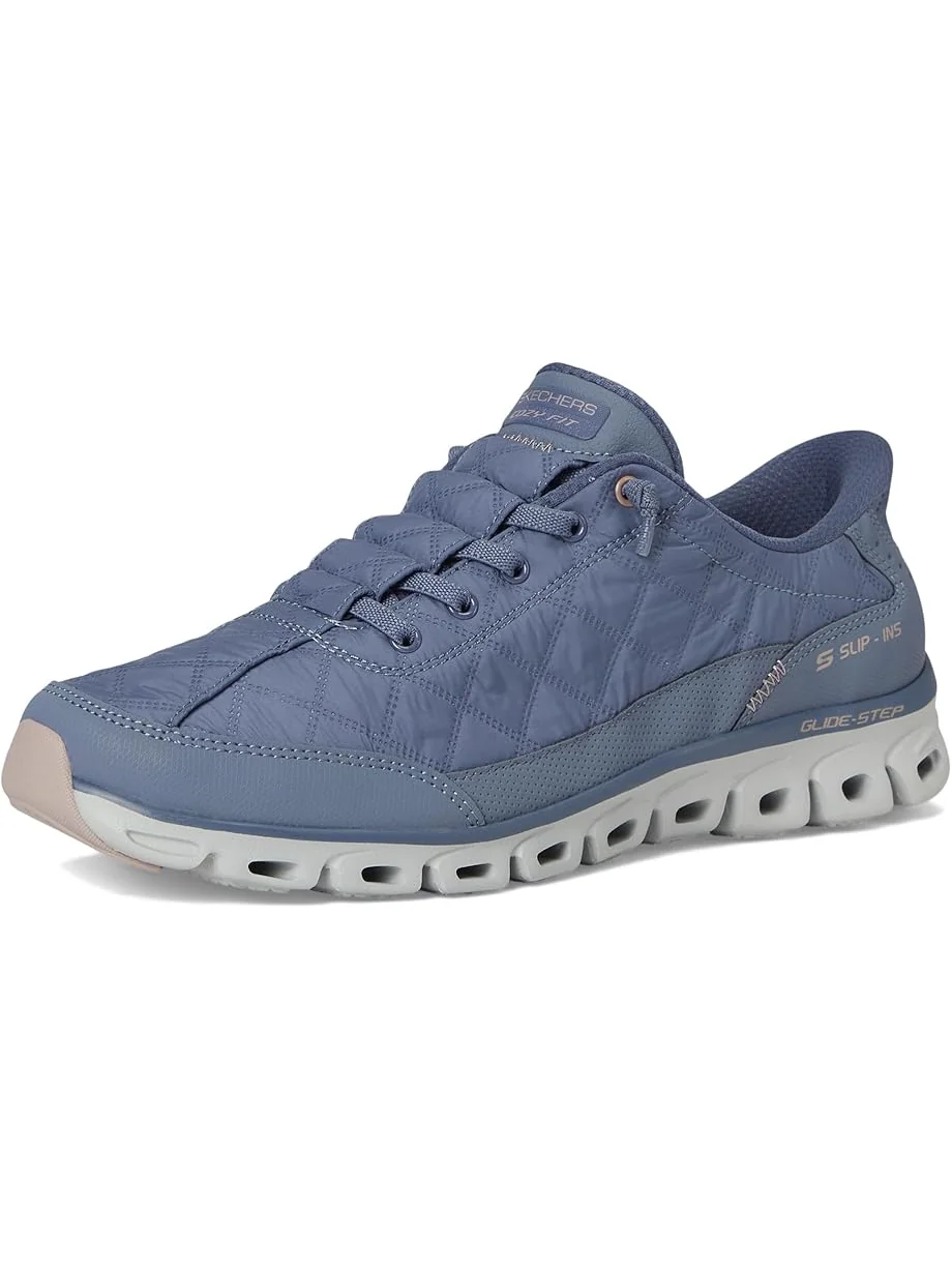 Женские кроссовки SKECHERS Glide-Step - At Ease Cozy Fit Hands Free Slip-Ins — изображение 7 из 7, серый