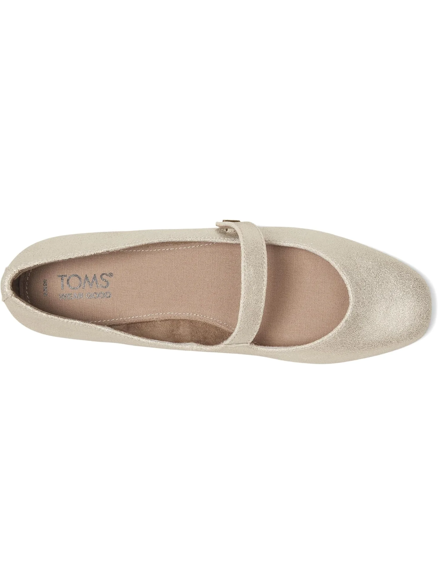 Балетки TOMS Women's Bianca — изображение 2 из 7, серебряный