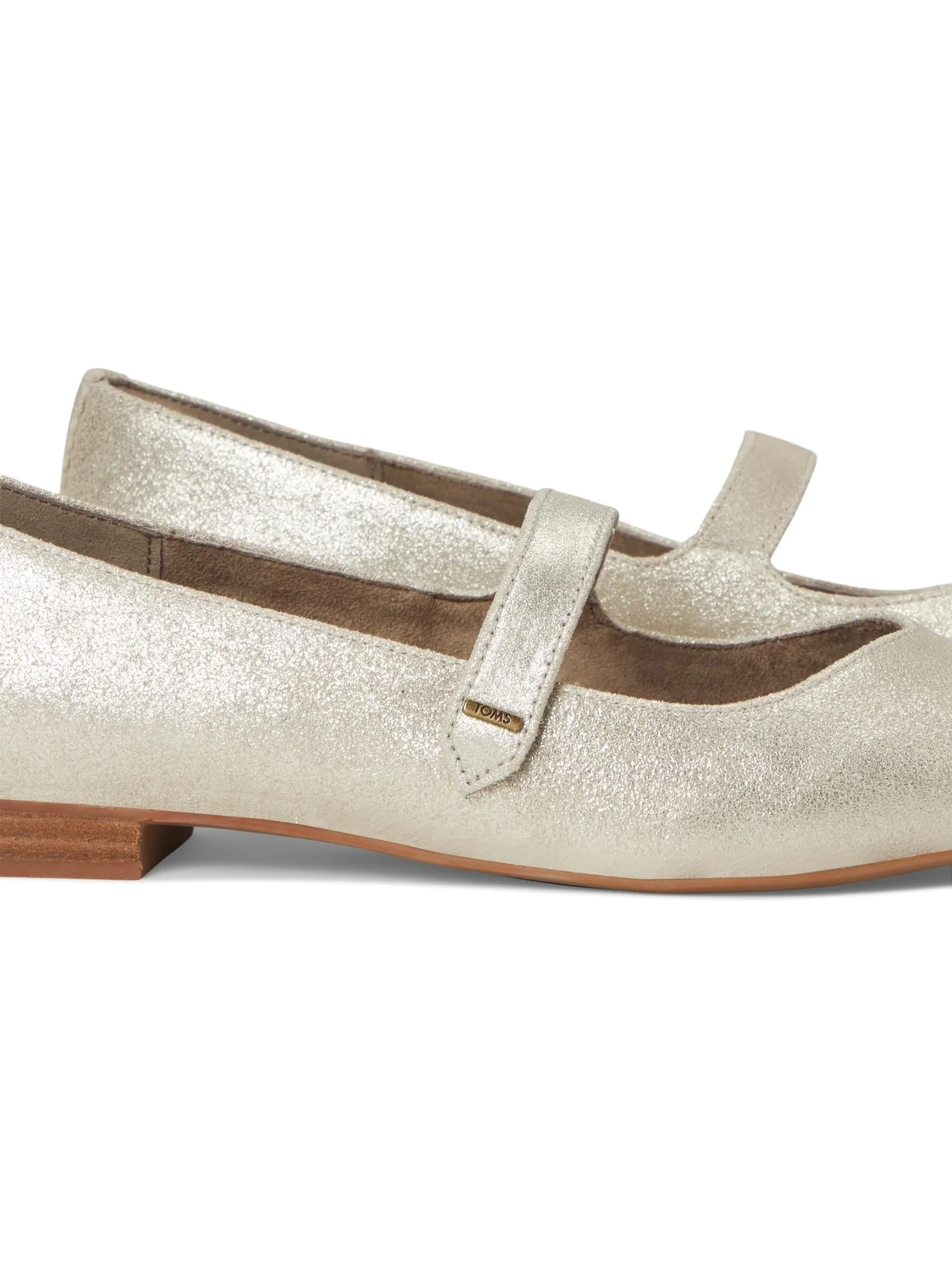 Балетки TOMS Women's Bianca — изображение 6 из 7, серебряный