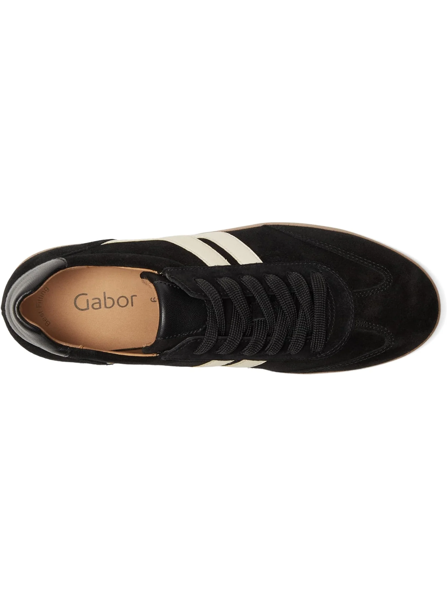 Кроссовки Gabor Women's 73.300.17 — изображение 2 из 7, черный/белый