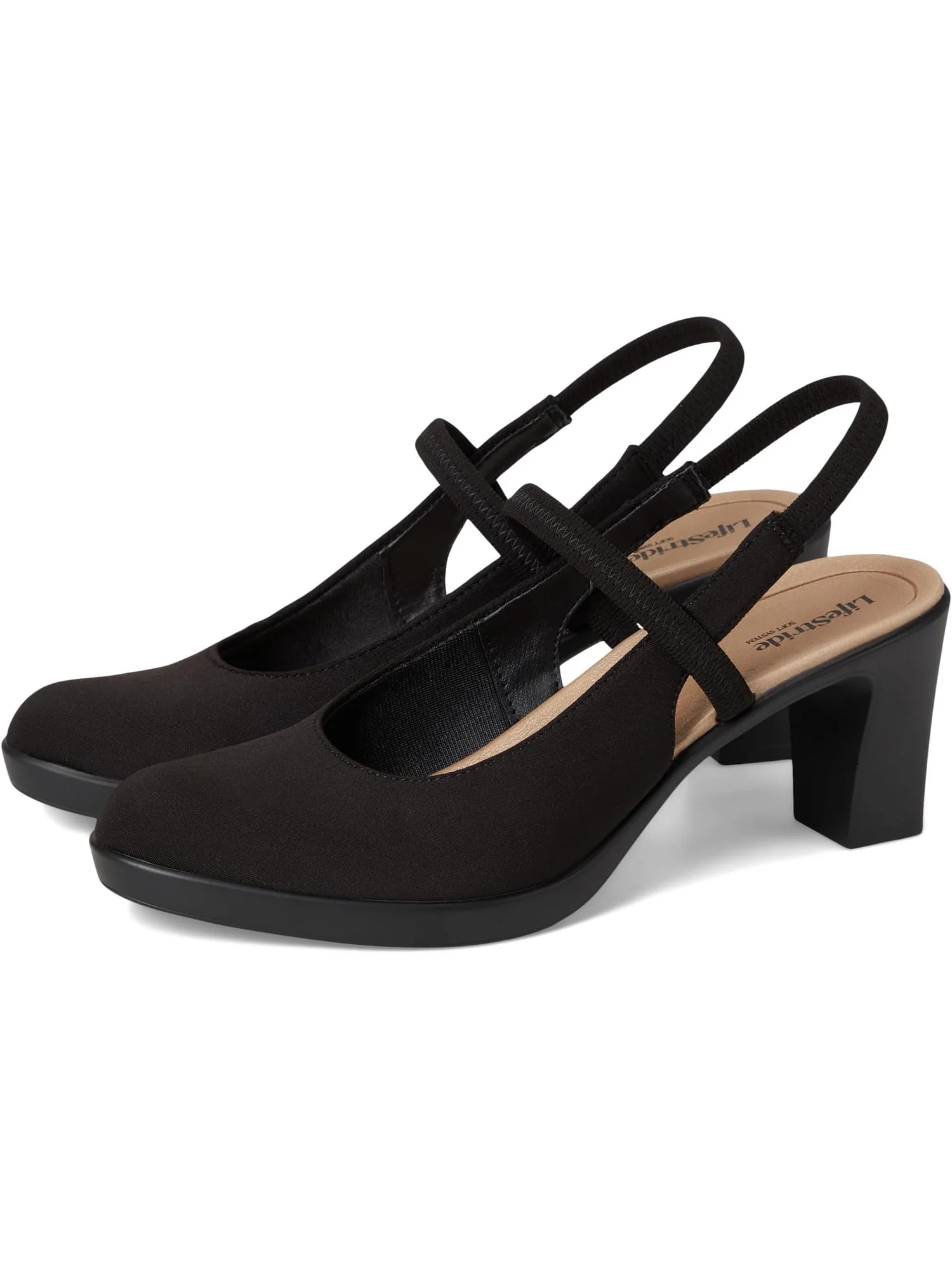 Туфли LifeStride Women's Evoke Slingback Shoes — изображение 1 из 7, черный