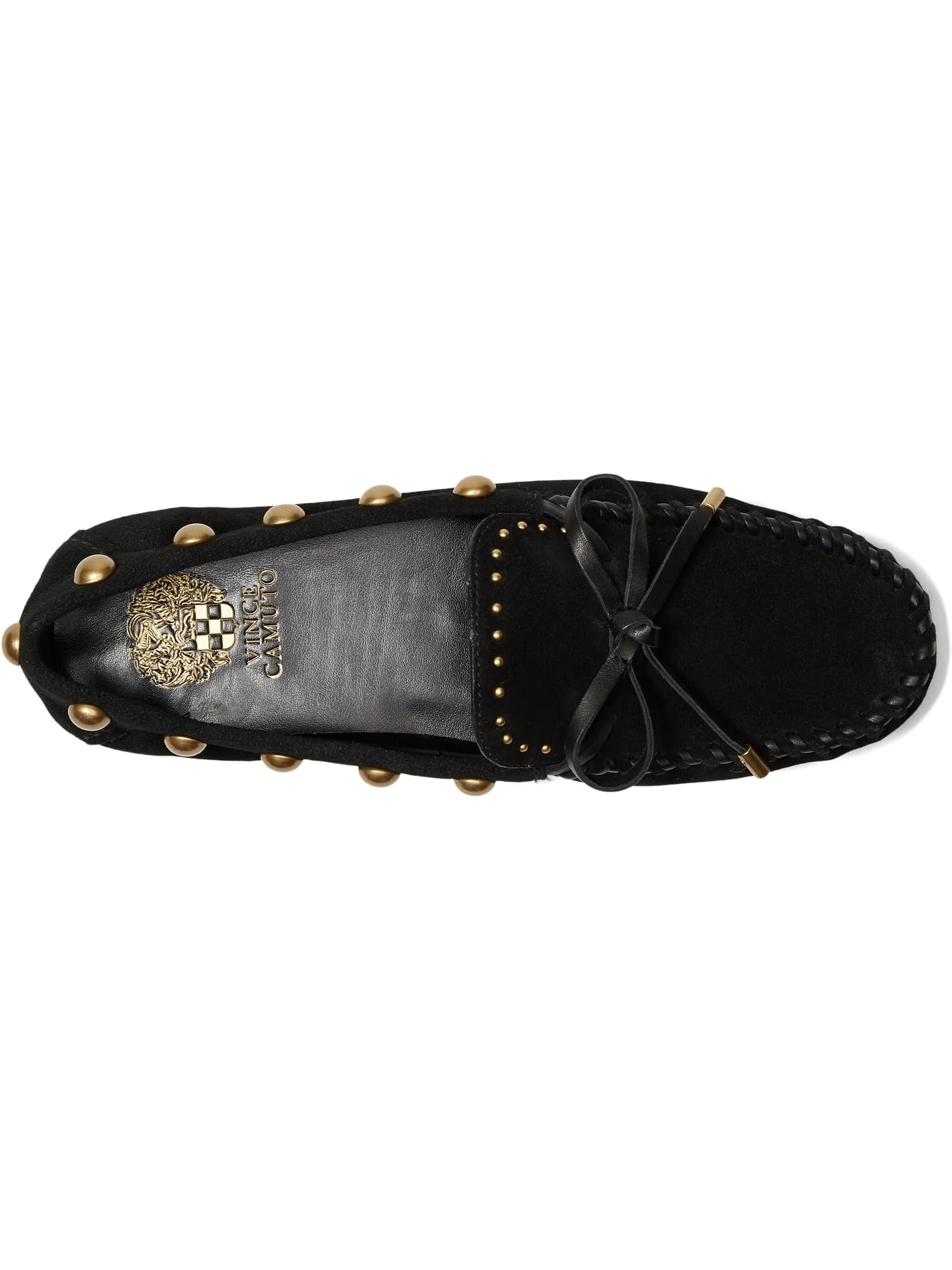Лоферы Vince Camuto Women's Sennett Studded Mocassin — изображение 2 из 7, черный