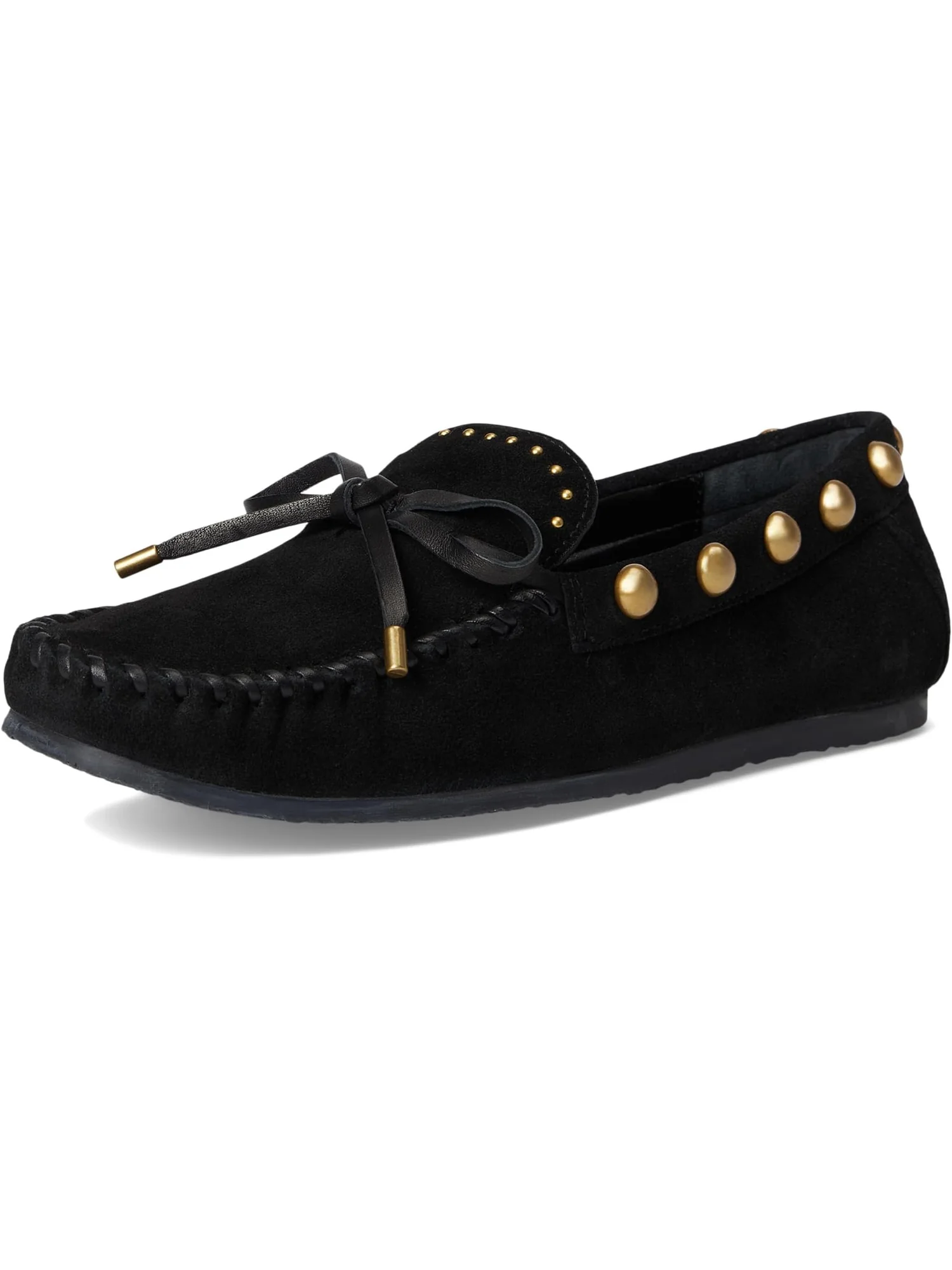 Лоферы Vince Camuto Women's Sennett Studded Mocassin — изображение 7 из 7, черный