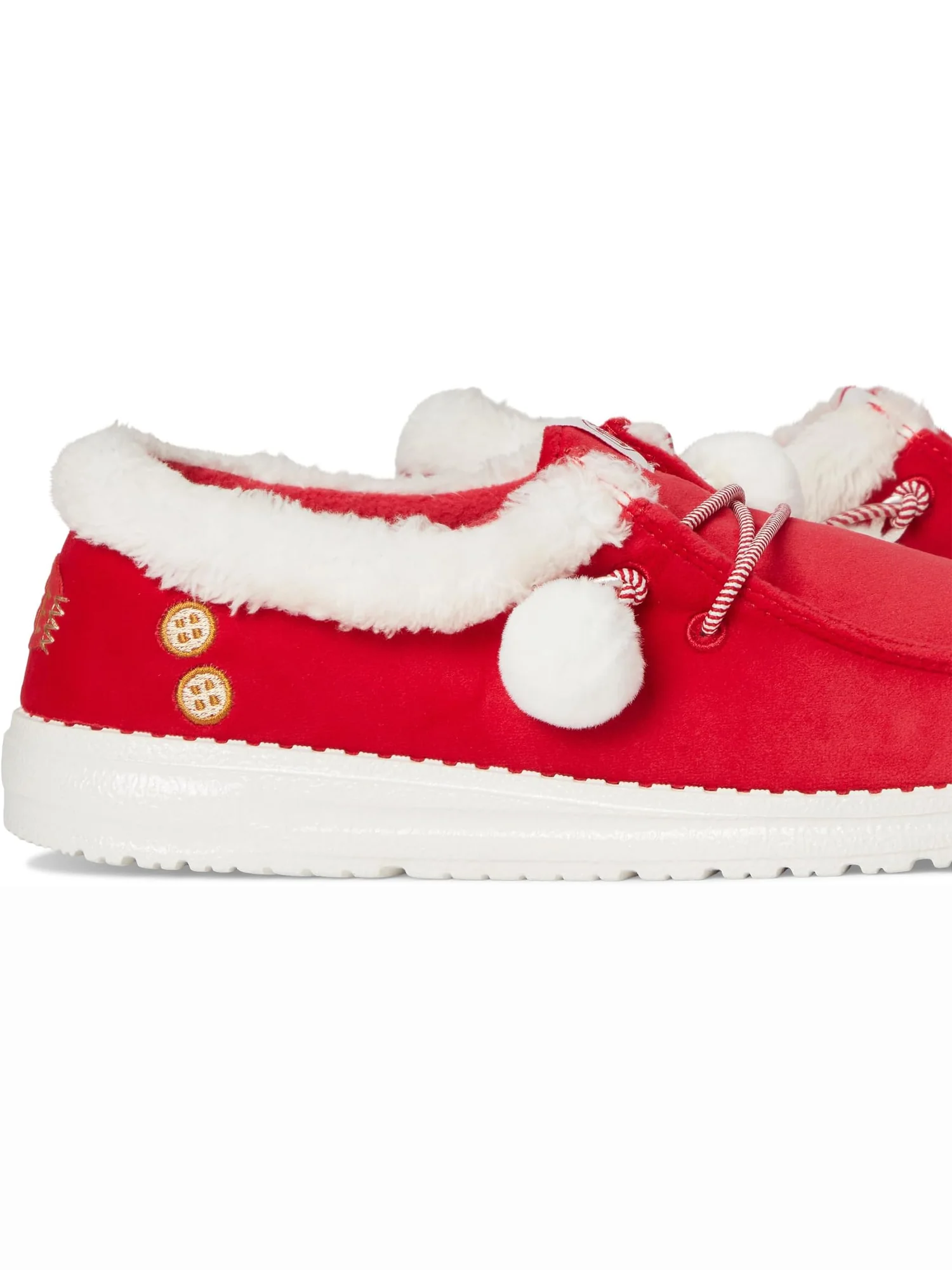 Кроссовки Hey Dude Women's Wendy Mrs Claus — изображение 6 из 7, красный