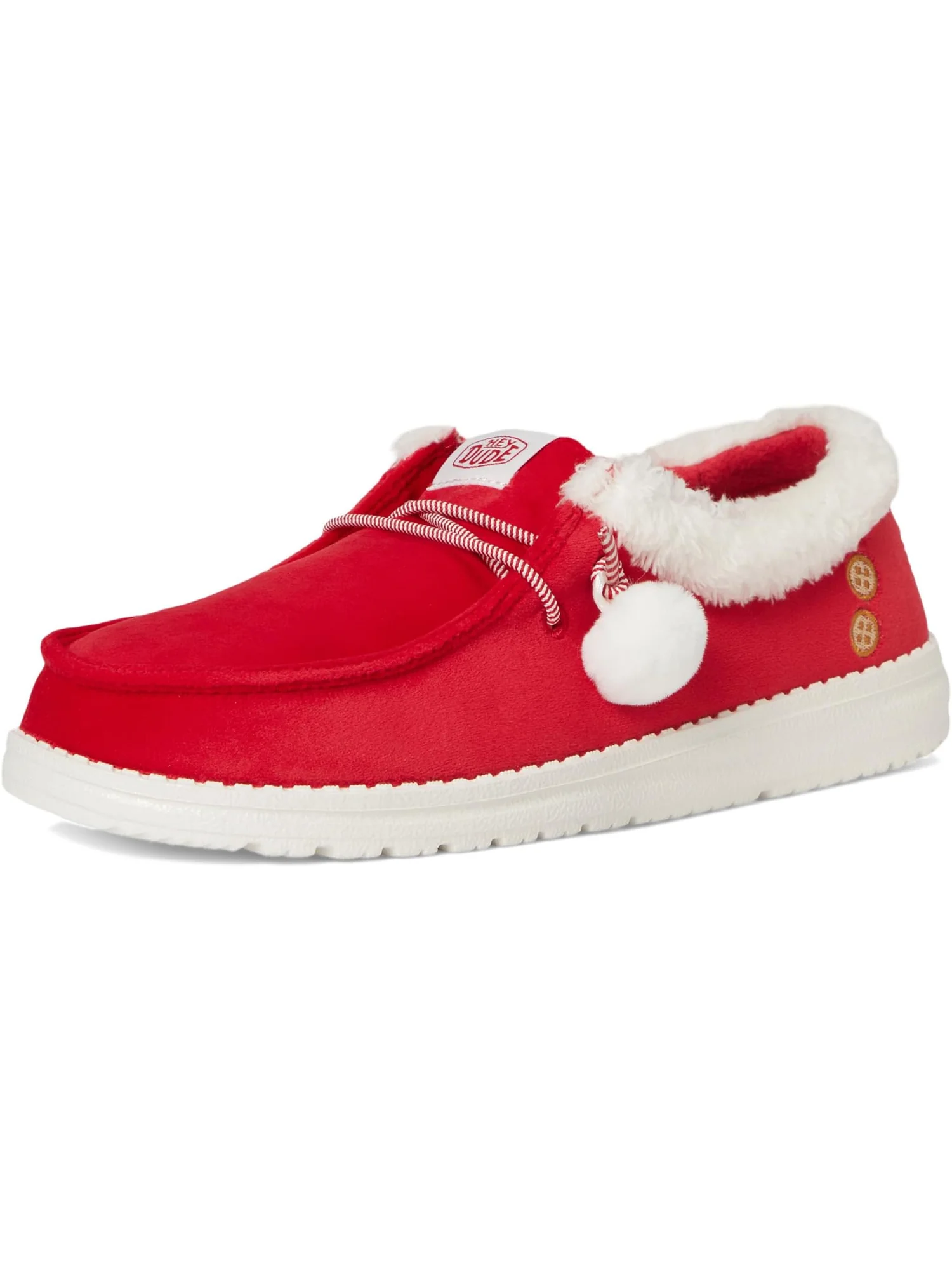 Кроссовки Hey Dude Women's Wendy Mrs Claus — изображение 7 из 7, красный