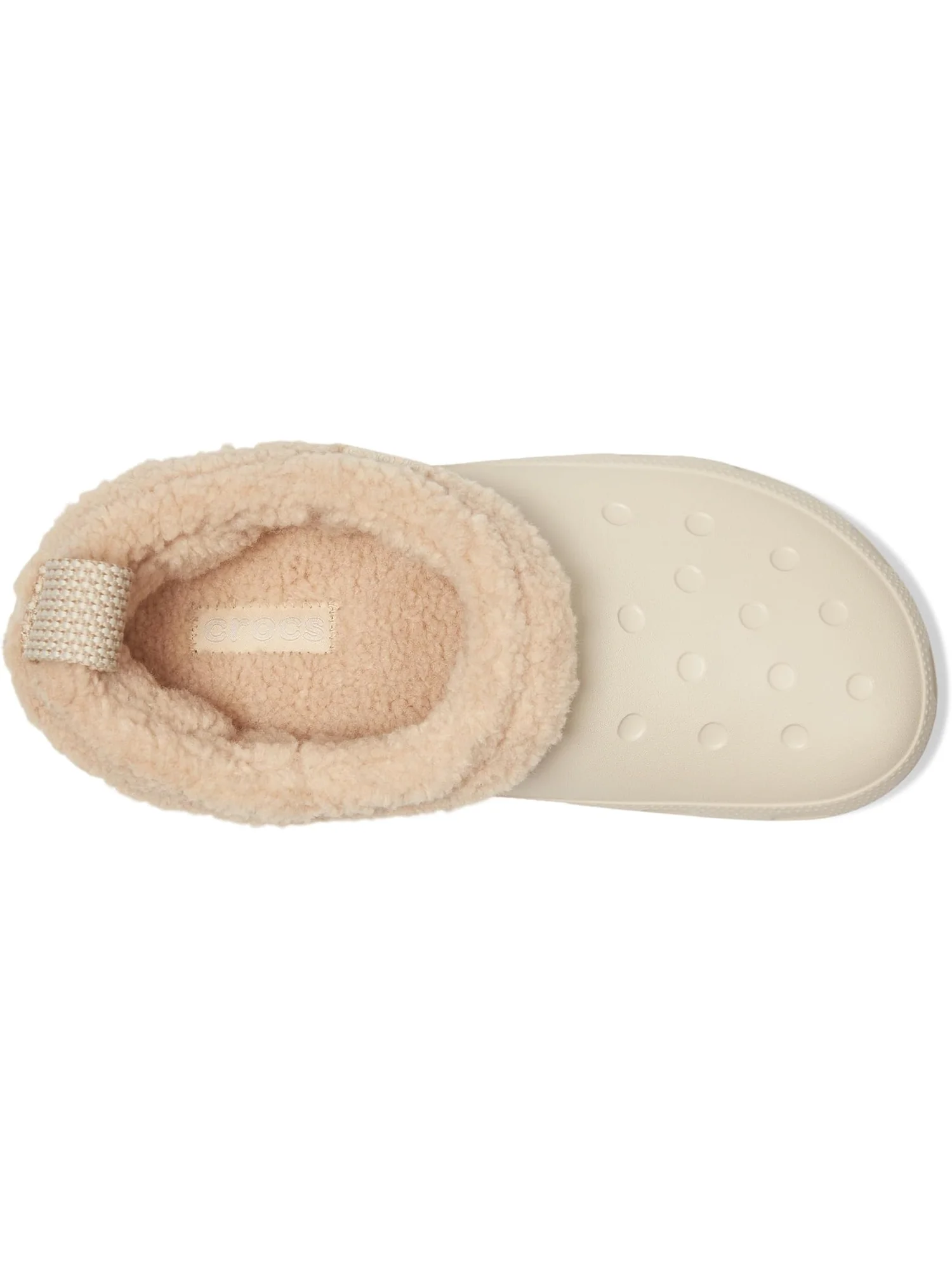 Сабо Crocs Unisex Classic Lined Shorty — изображение 2 из 7, песчаник