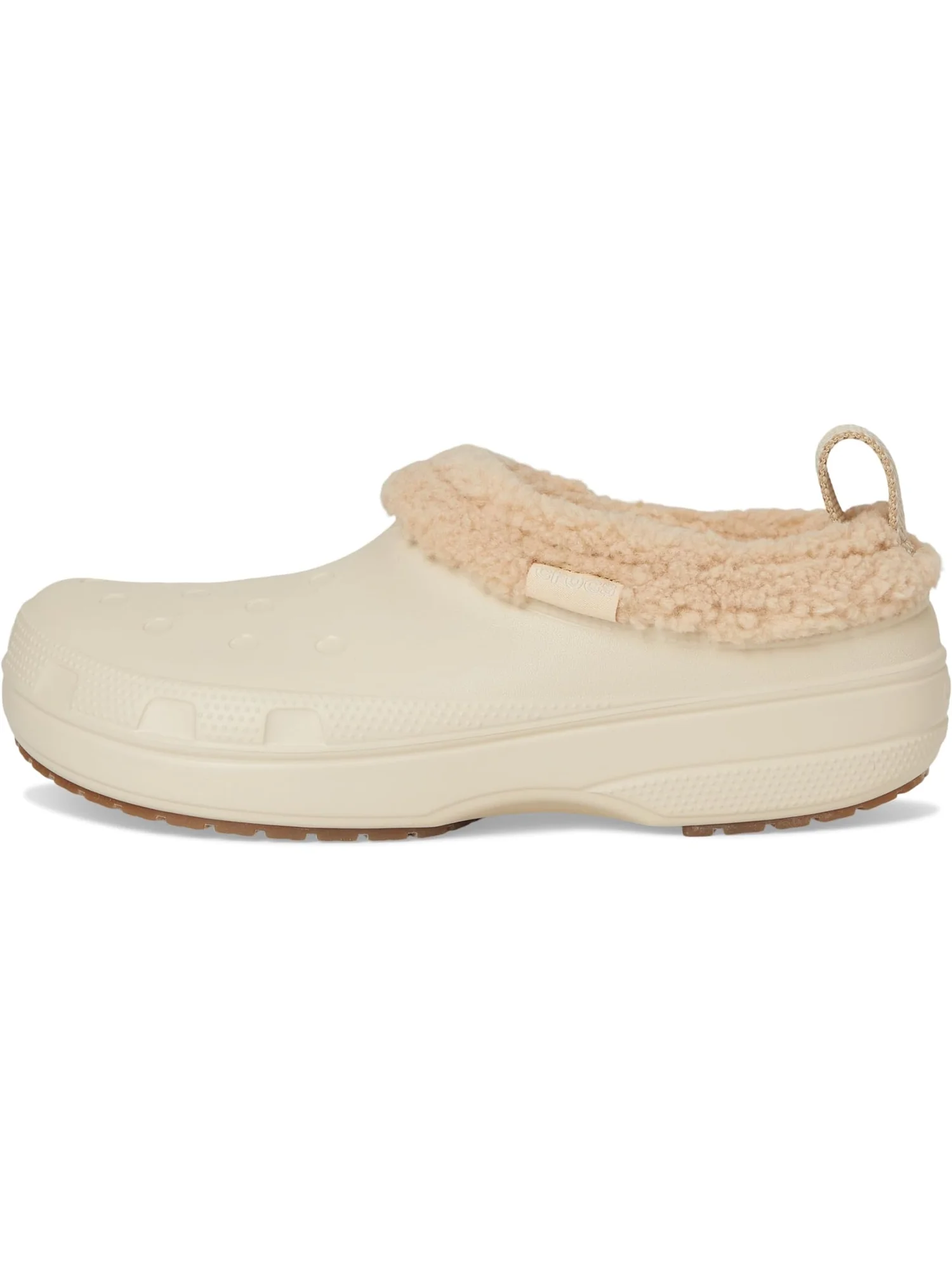 Сабо Crocs Unisex Classic Lined Shorty — изображение 4 из 7, песчаник