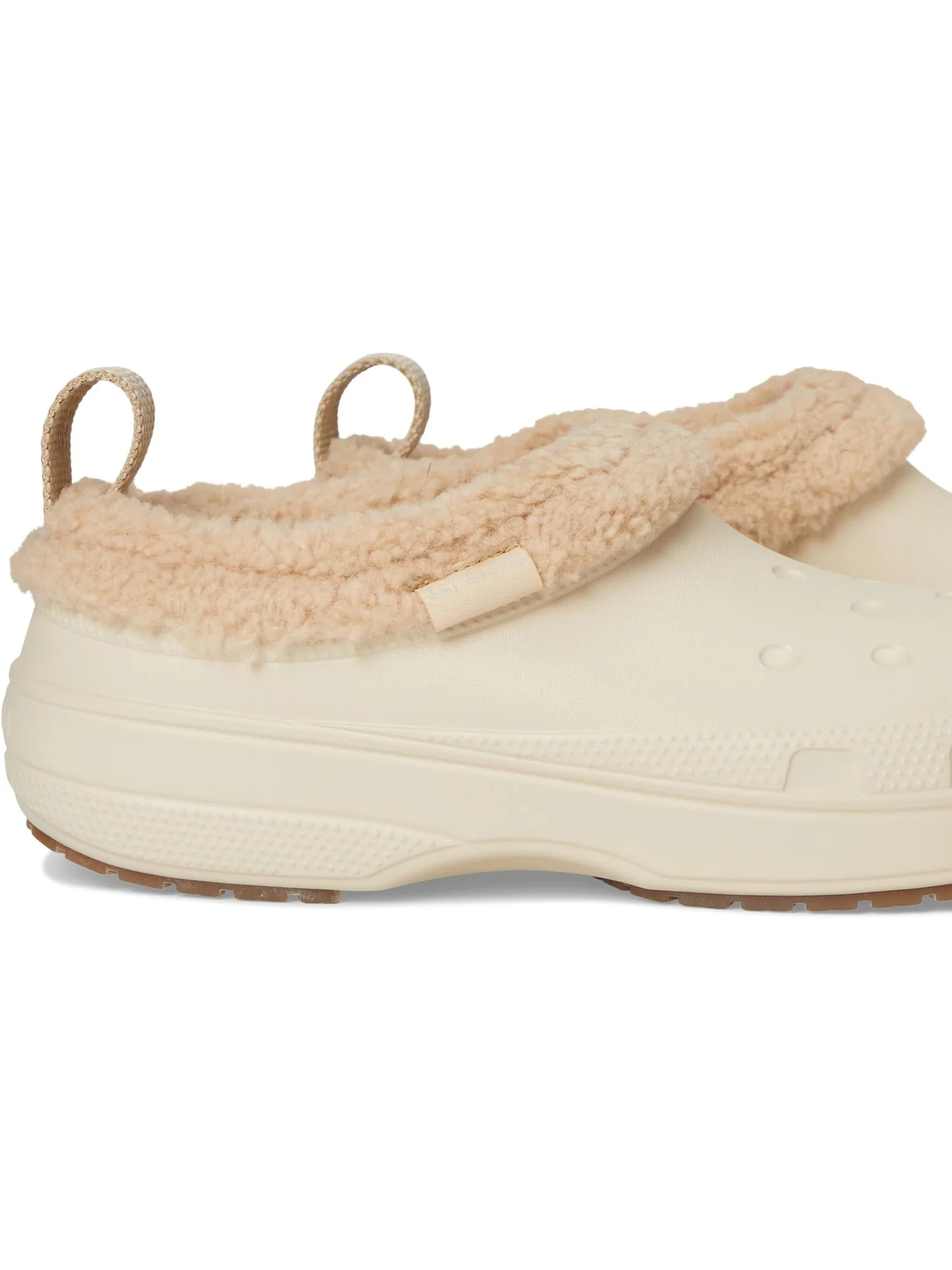 Сабо Crocs Unisex Classic Lined Shorty — изображение 6 из 7, песчаник