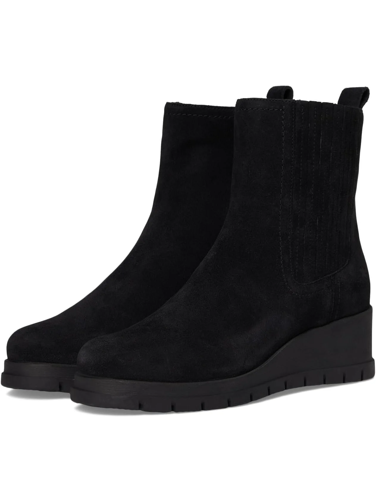 Ботинки Lucky Brand Women's Sondruh Wedge Chelsea Boots — изображение 1 из 7, черный