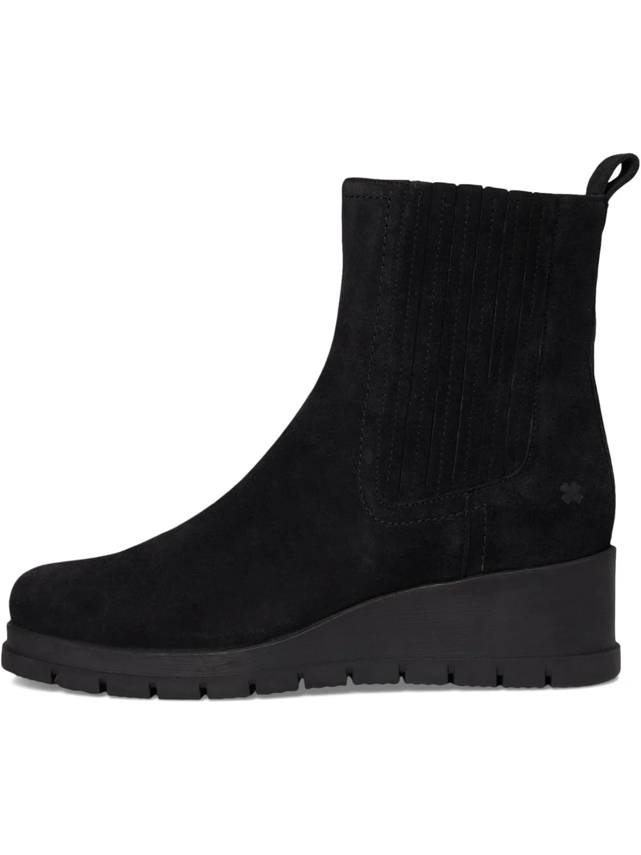 Ботинки Lucky Brand Women's Sondruh Wedge Chelsea Boots — изображение 4 из 7, черный
