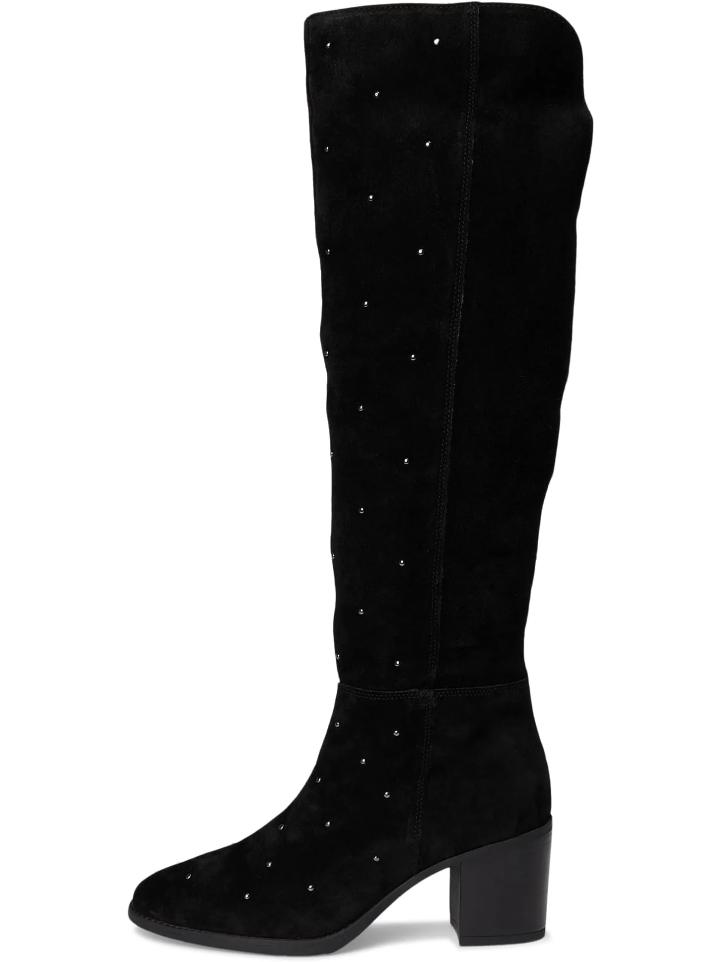 Ботинки Lucky Brand Women's Borah Studded Knee High Boots — изображение 2 из 7, черный