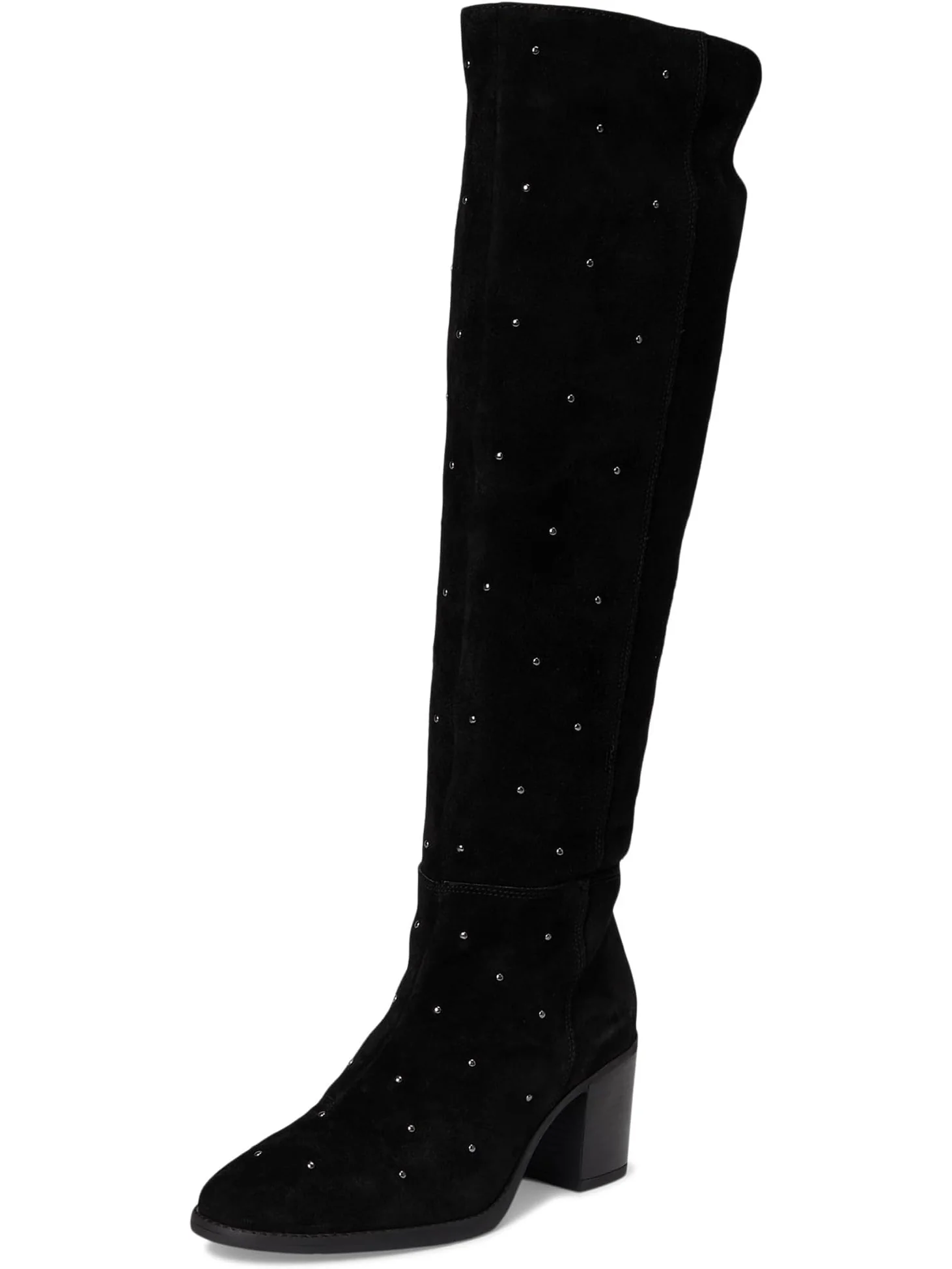 Ботинки Lucky Brand Women's Borah Studded Knee High Boots — изображение 7 из 7, черный