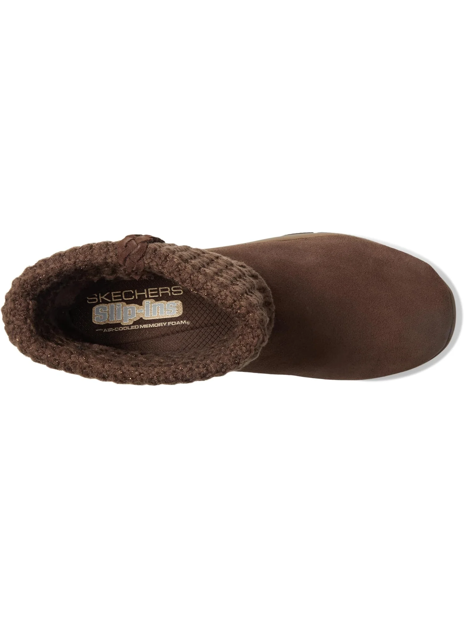 Ботинки SKECHERS Women's Easy Going - Cozy Lovin Hands Free Slip-ins — изображение 2 из 7, шоколад