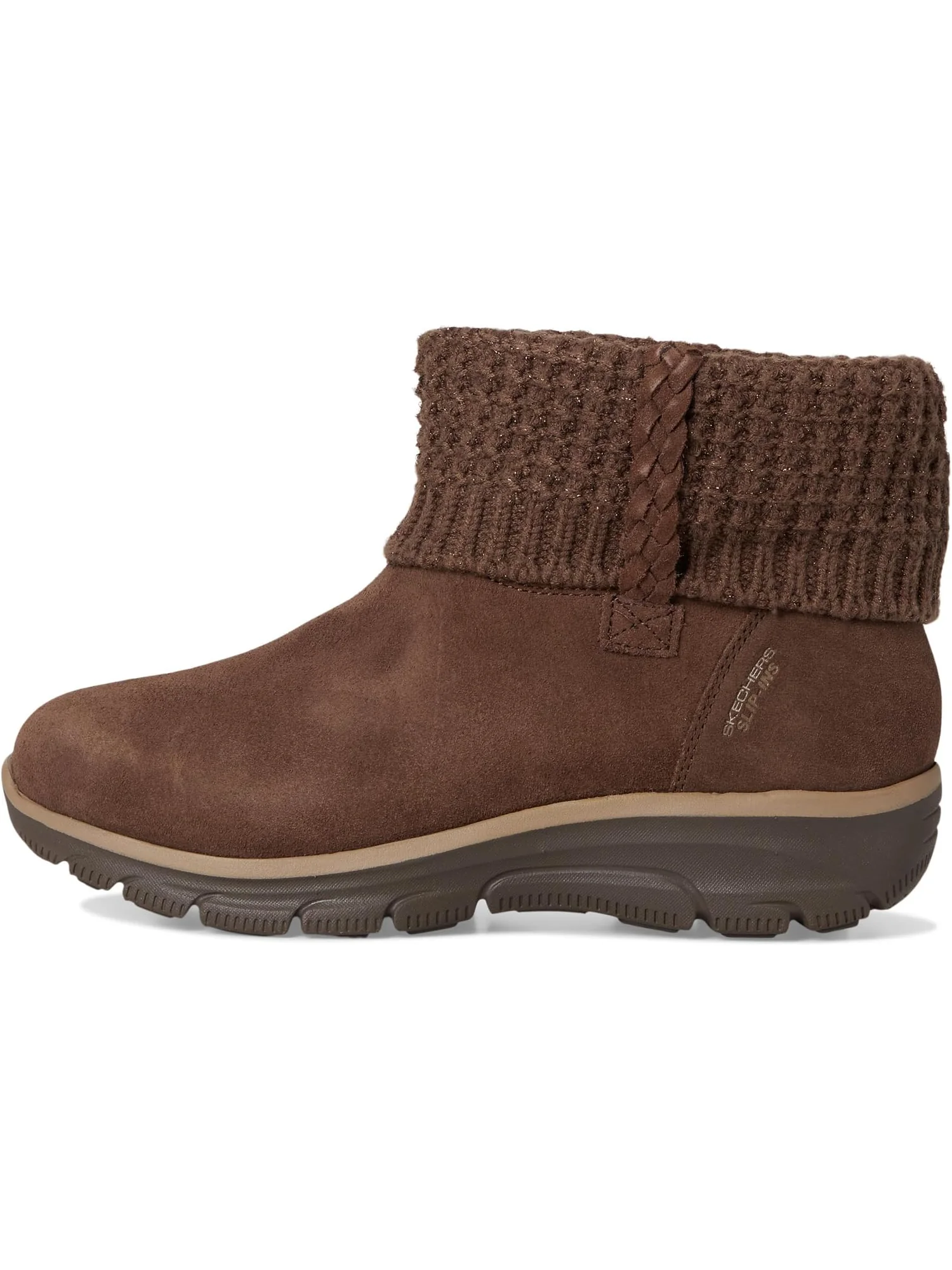 Ботинки SKECHERS Women's Easy Going - Cozy Lovin Hands Free Slip-ins — изображение 4 из 7, шоколад