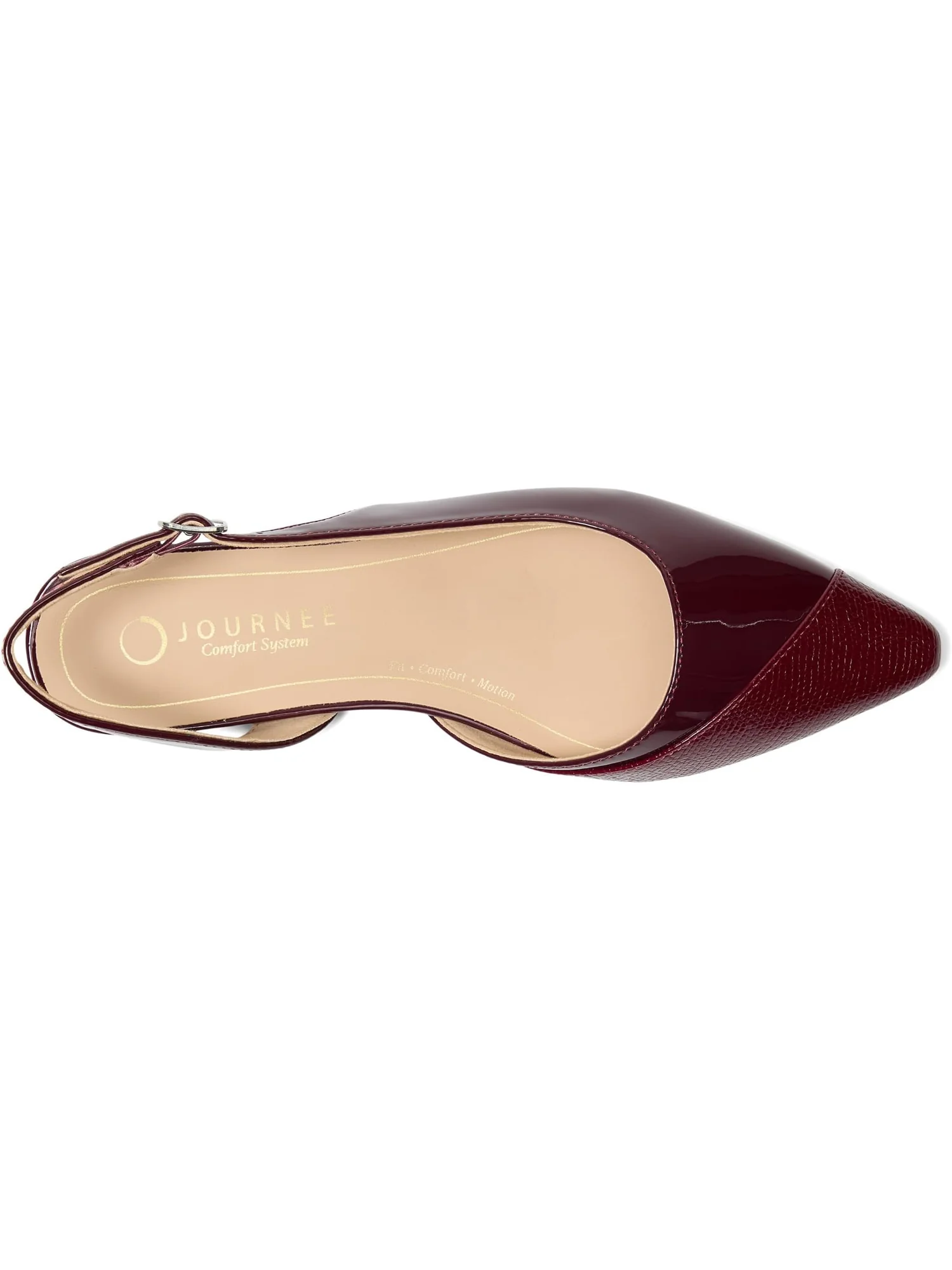 Балетки Journee Collection Women's Daphnne — изображение 2 из 7, бордовый