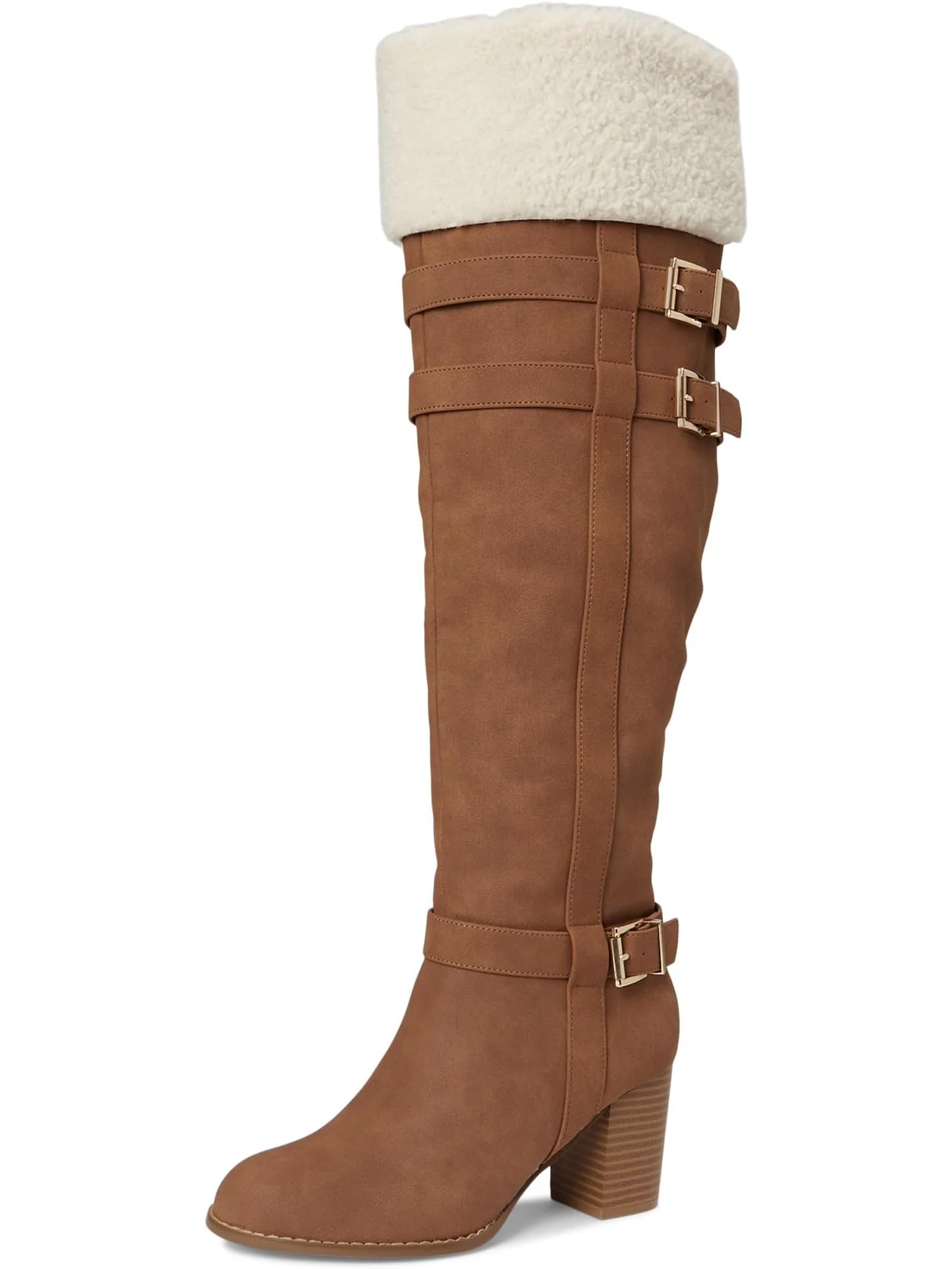 Ботинки Journee Collection Women's Alyza — изображение 7 из 7, орех