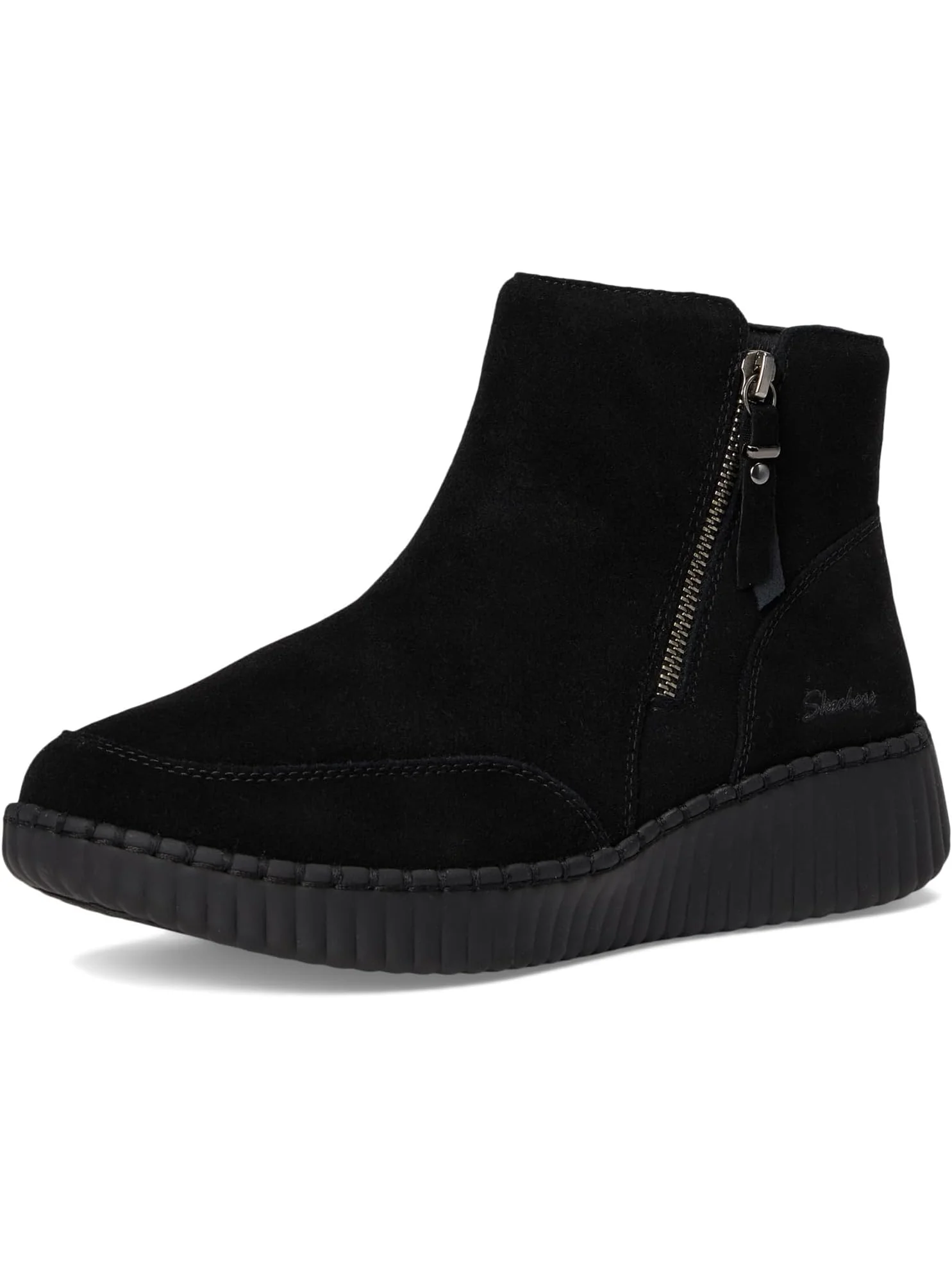 Ботинки SKECHERS Women's Wilshire Blvd - Weekend Crush — изображение 7 из 7, черный/черный