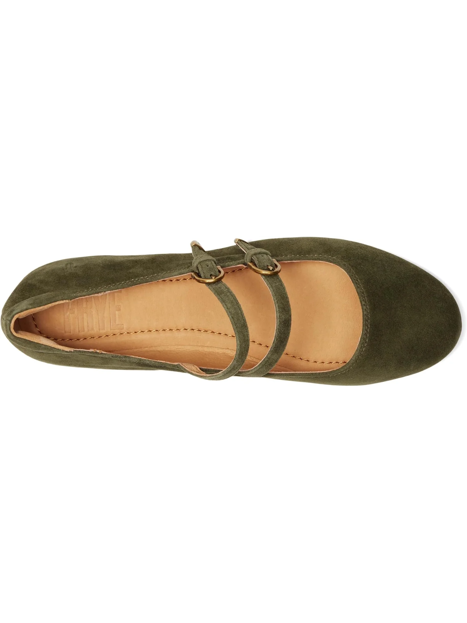 Балетки Frye Women's Carson Multi Mary Jane — изображение 2 из 7, темный оливковый