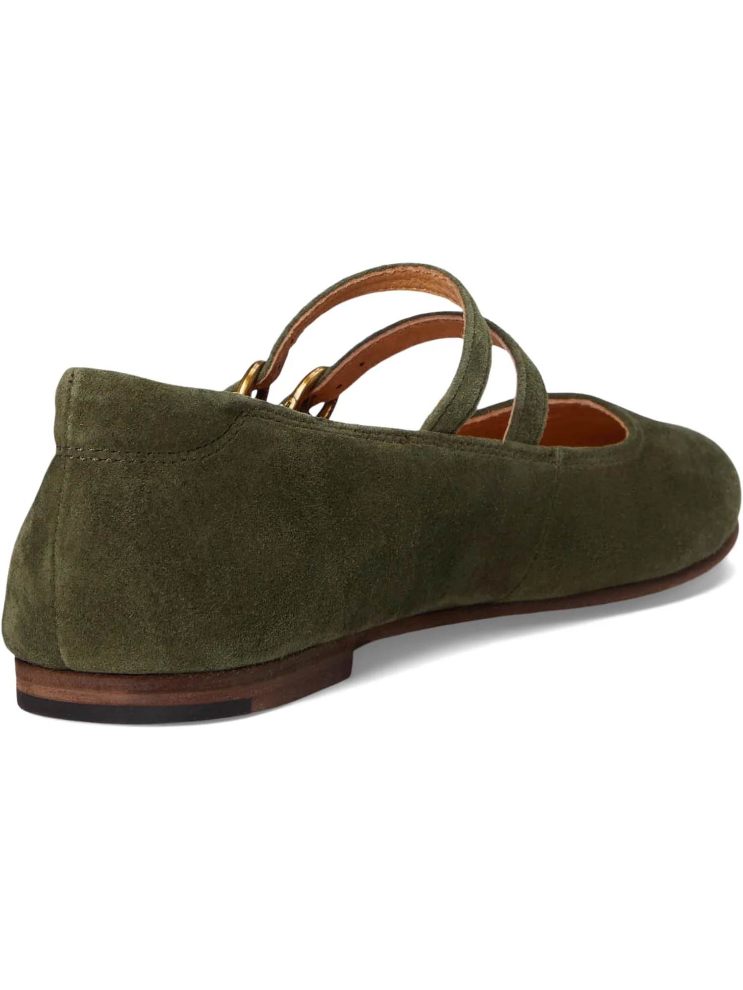 Балетки Frye Women's Carson Multi Mary Jane — изображение 5 из 7, темный оливковый