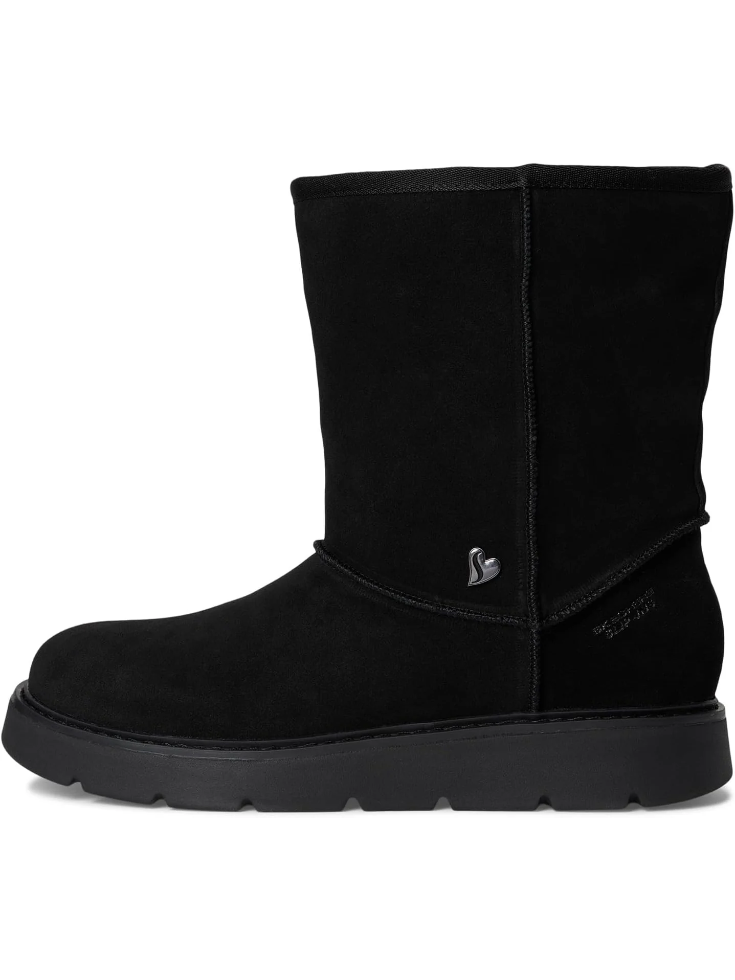 Ботинки SKECHERS Women's Keepsakes Cozy - Cozy Mid Hands Free Slip-ins — изображение 4 из 7, черный/черный
