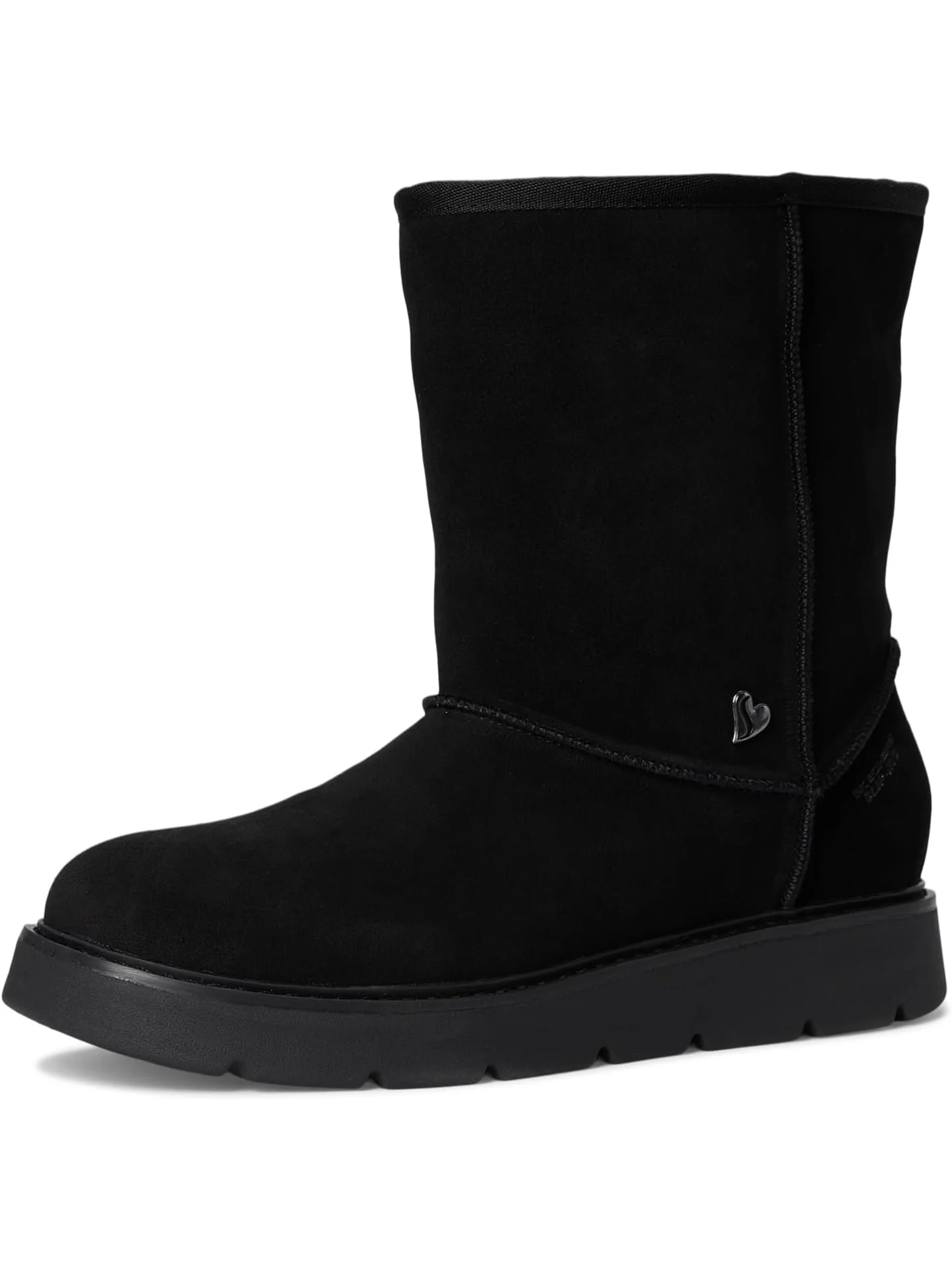 Ботинки SKECHERS Women's Keepsakes Cozy - Cozy Mid Hands Free Slip-ins — изображение 7 из 7, черный/черный