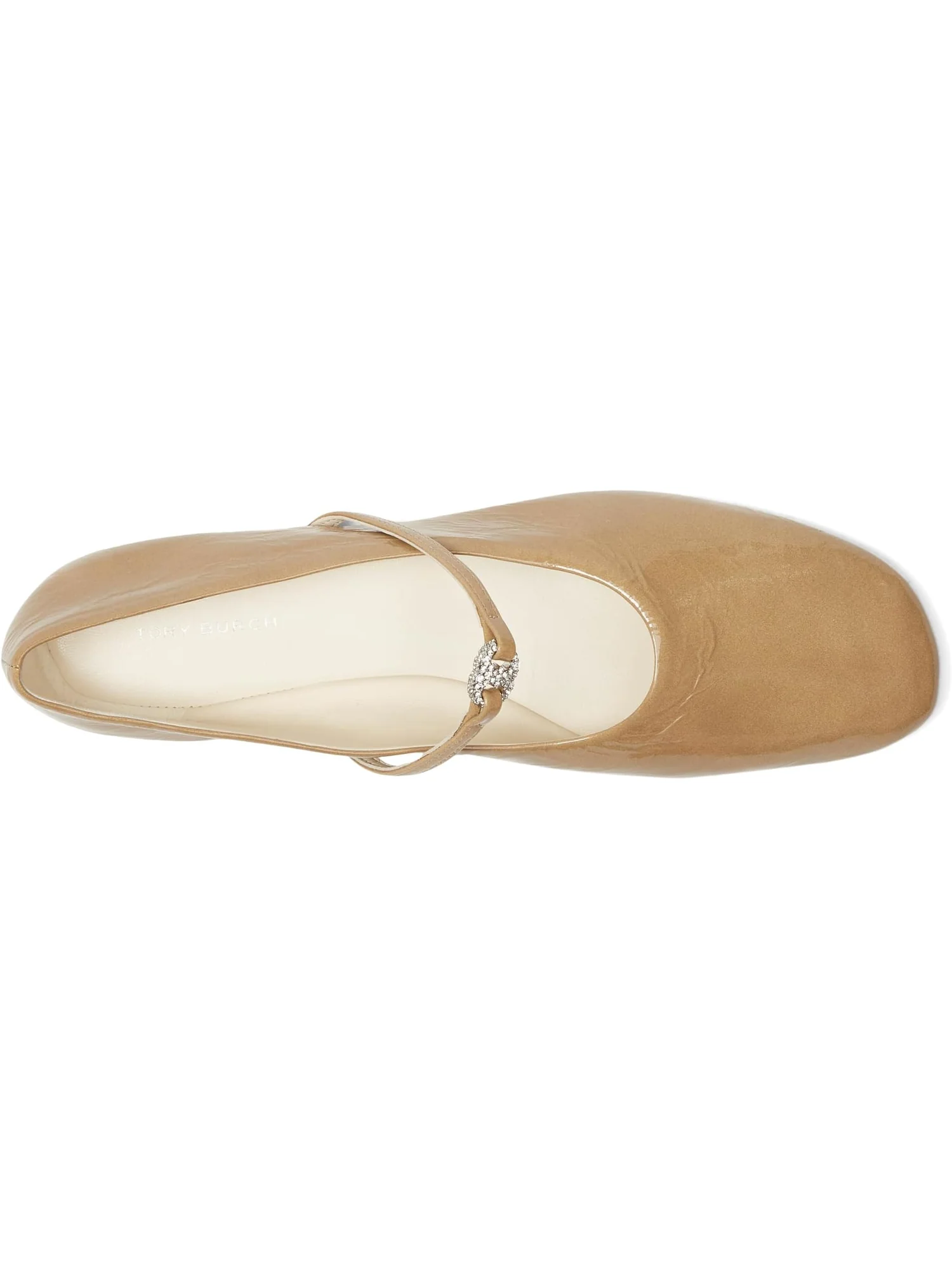 Балетки Tory Burch Women's Gemini Link Pave Mary Jane Ballet — изображение 2 из 7, серый