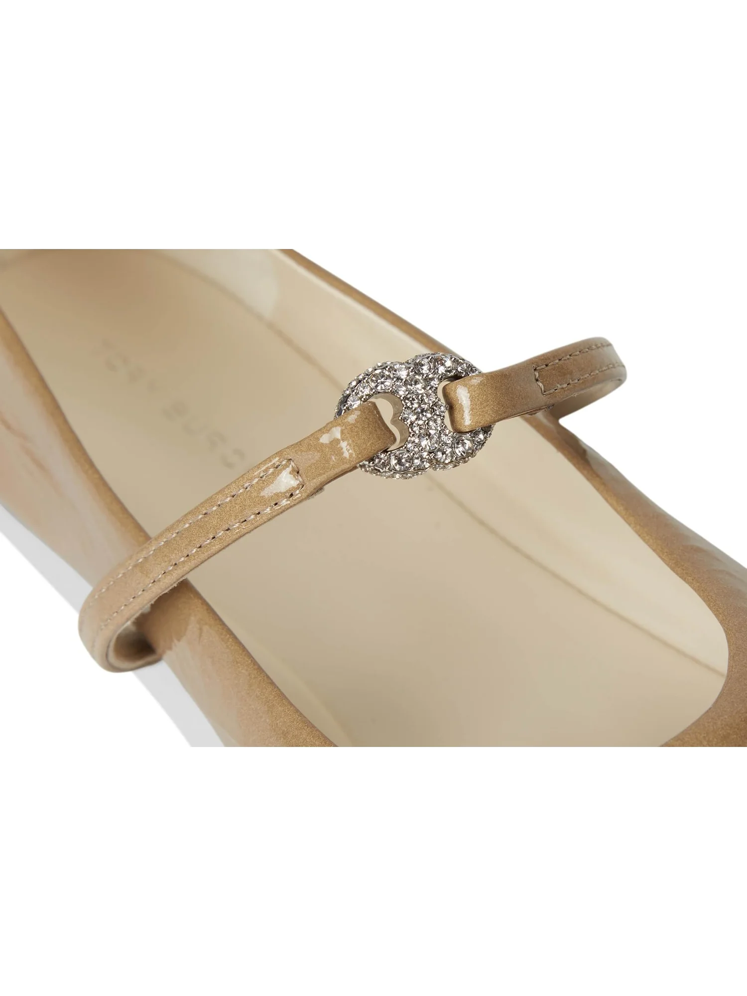 Балетки Tory Burch Women's Gemini Link Pave Mary Jane Ballet — изображение 3 из 7, серый