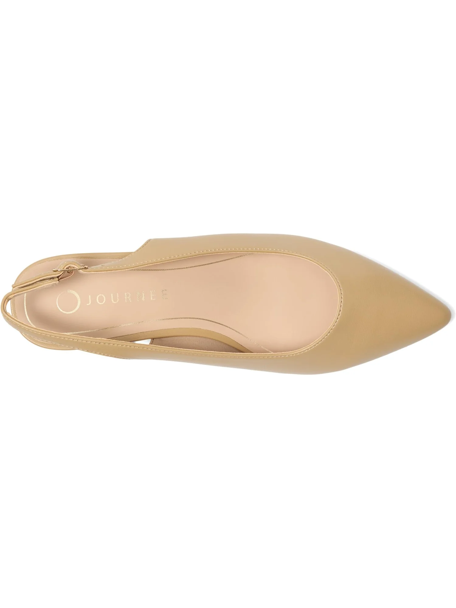 Туфли Journee Collection Women's Sylvia Pumps — изображение 2 из 7, бежевый