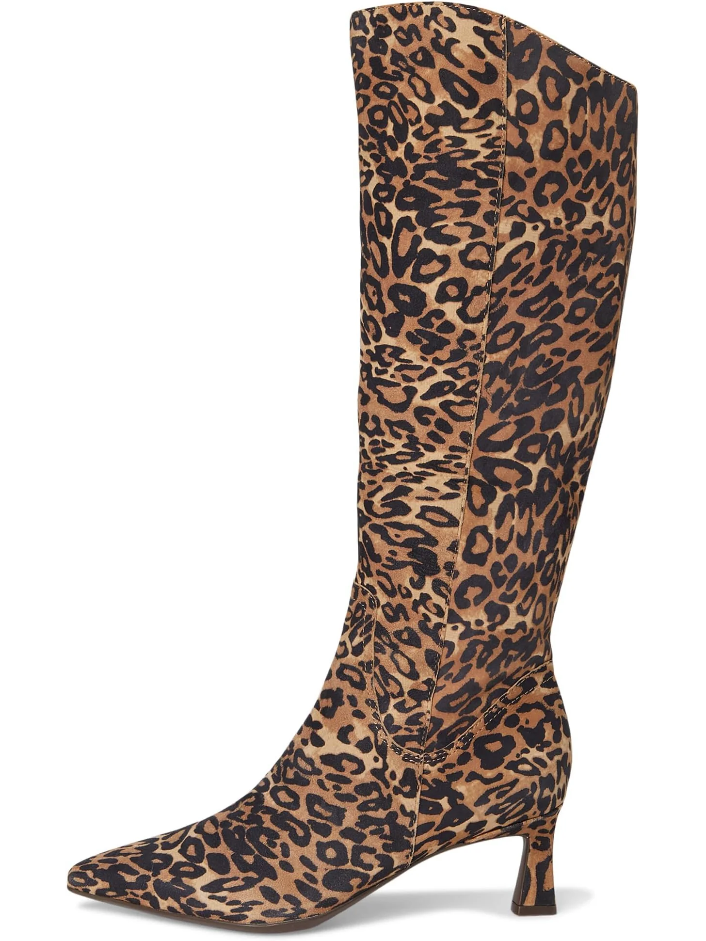 Ботинки Naturalizer Women's Deesha Extra Wide Calf Knee High Boots — изображение 4 из 7, леопардовый принт