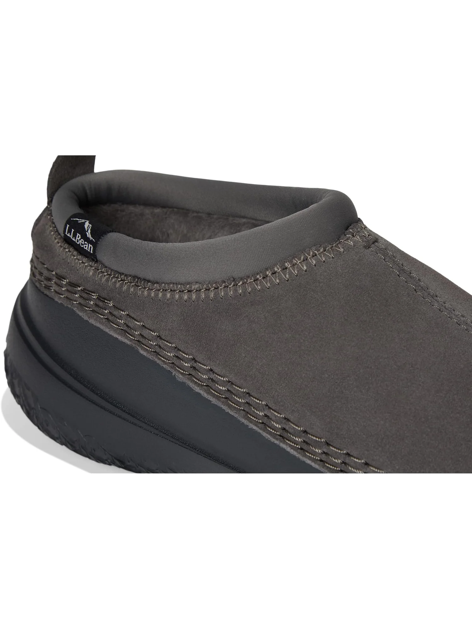 Тапочки L.L.Bean Women's Wicked Good Max Slipper — изображение 6 из 7, серый/черный