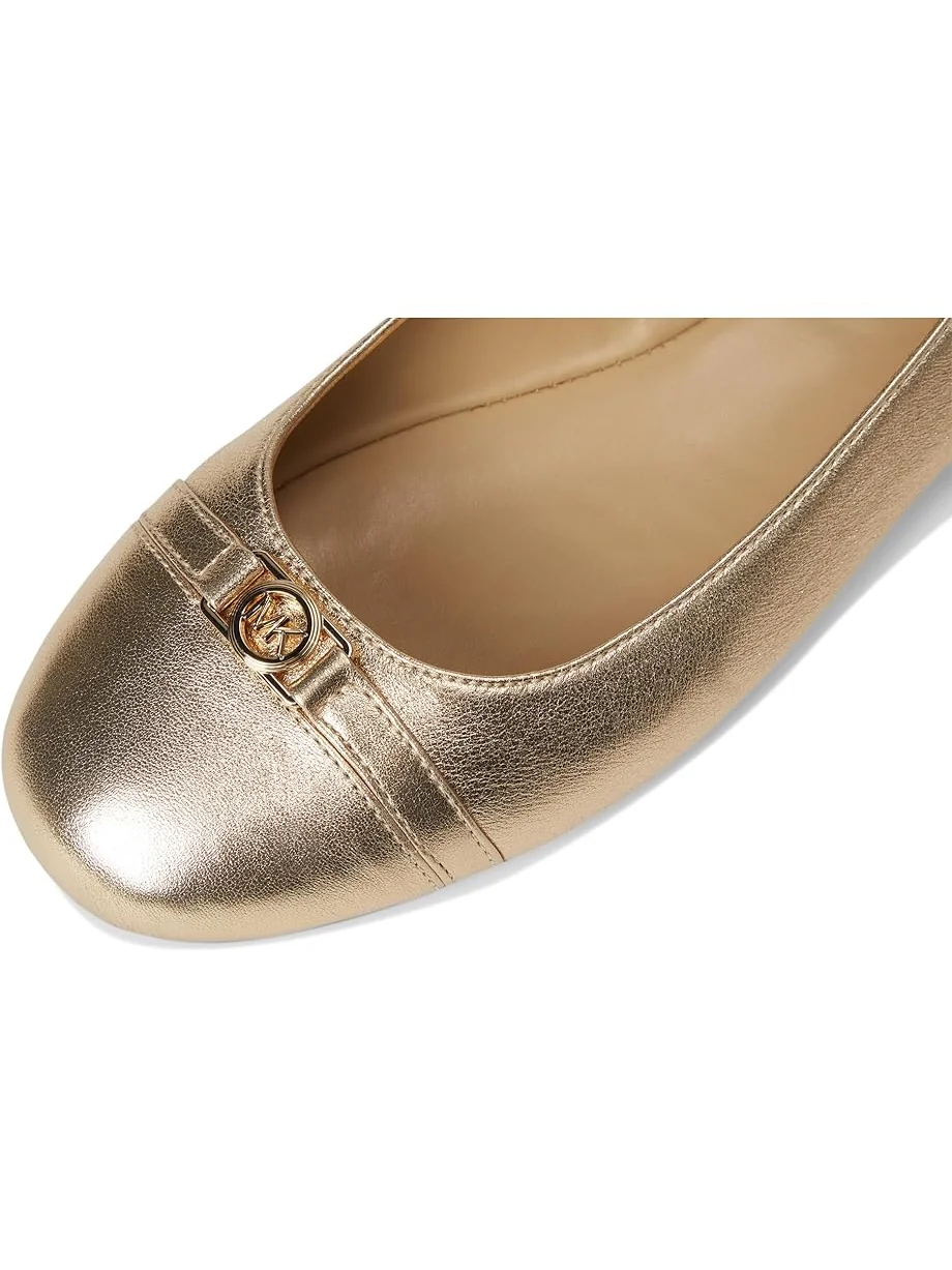 Женские балетки MICHAEL Michael Kors Mandy — изображение 6 из 7, бледный золотистый