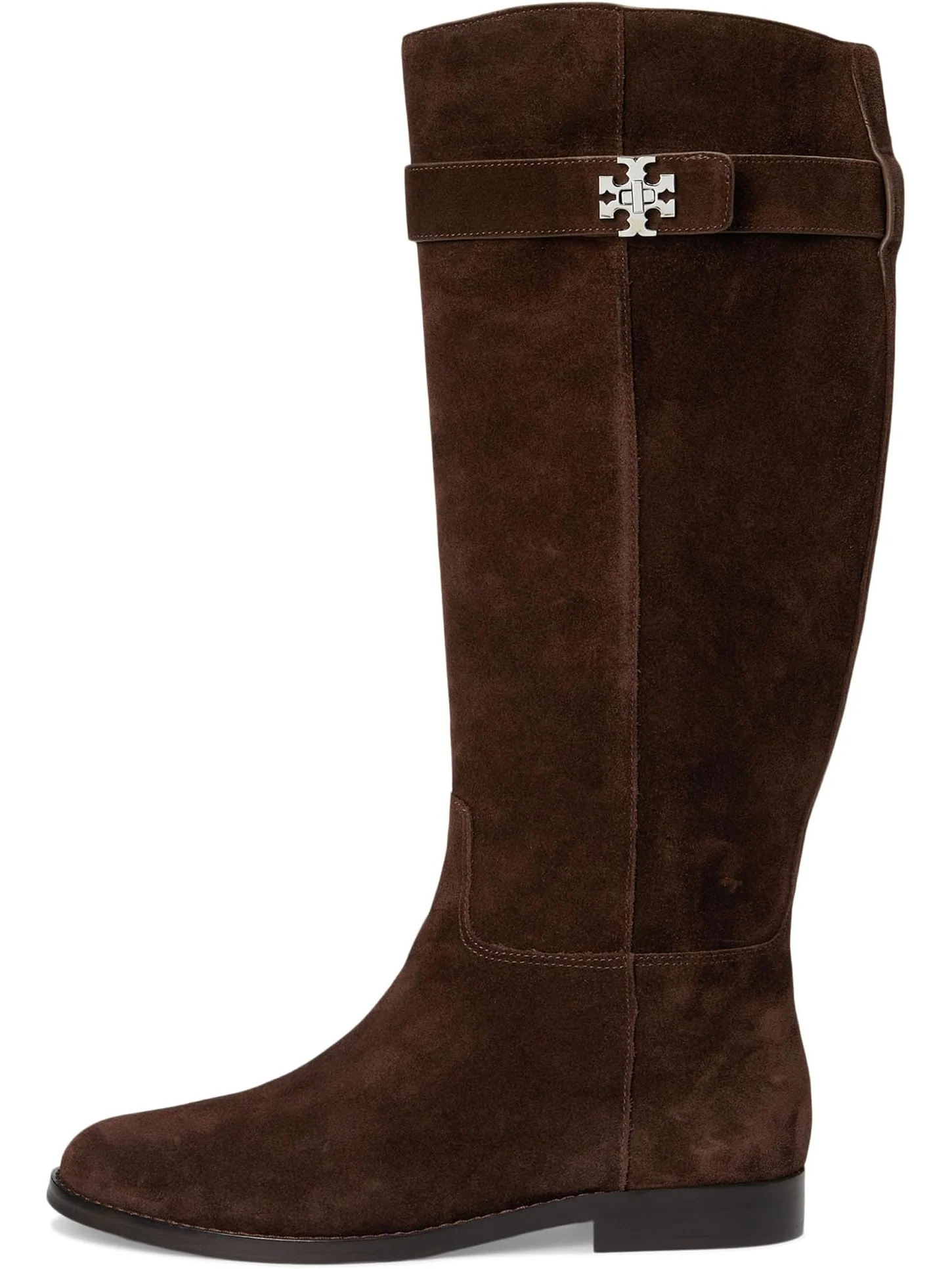 Ботинки Tory Burch Women's Turnlock Riding Boot — изображение 4 из 7, коричневый