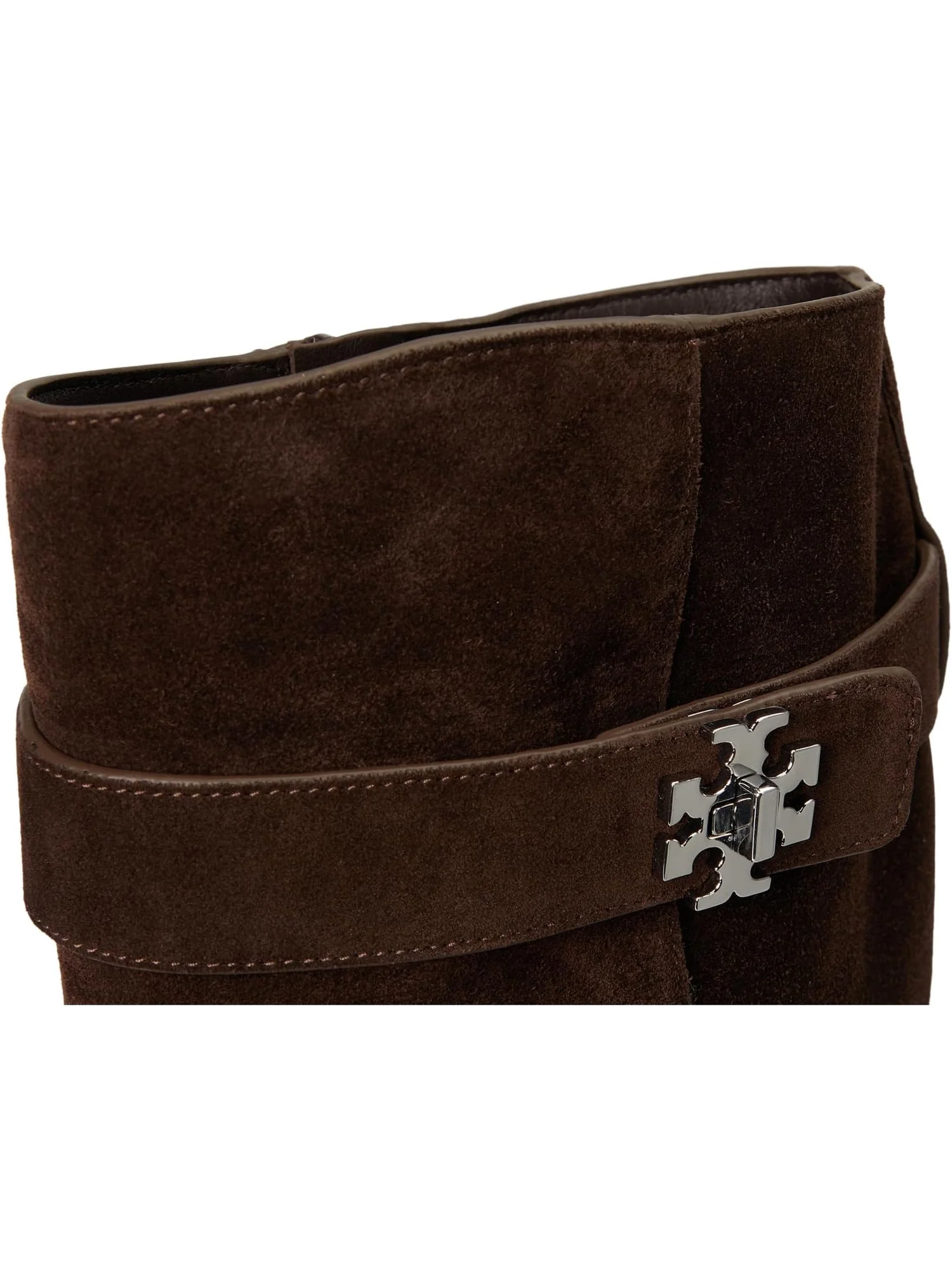 Ботинки Tory Burch Women's Turnlock Riding Boot — изображение 6 из 7, коричневый