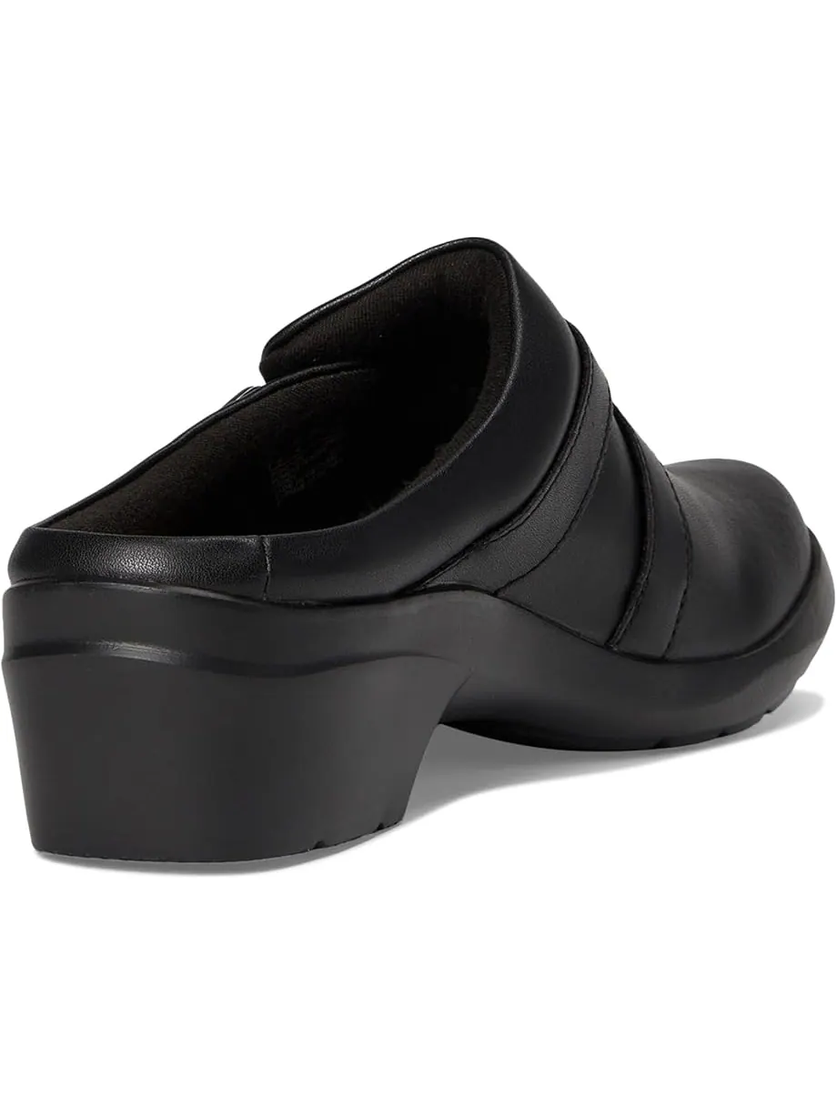 Клоги женские Clarks Angie Braley, натуральная кожа — изображение 5 из 7, черный