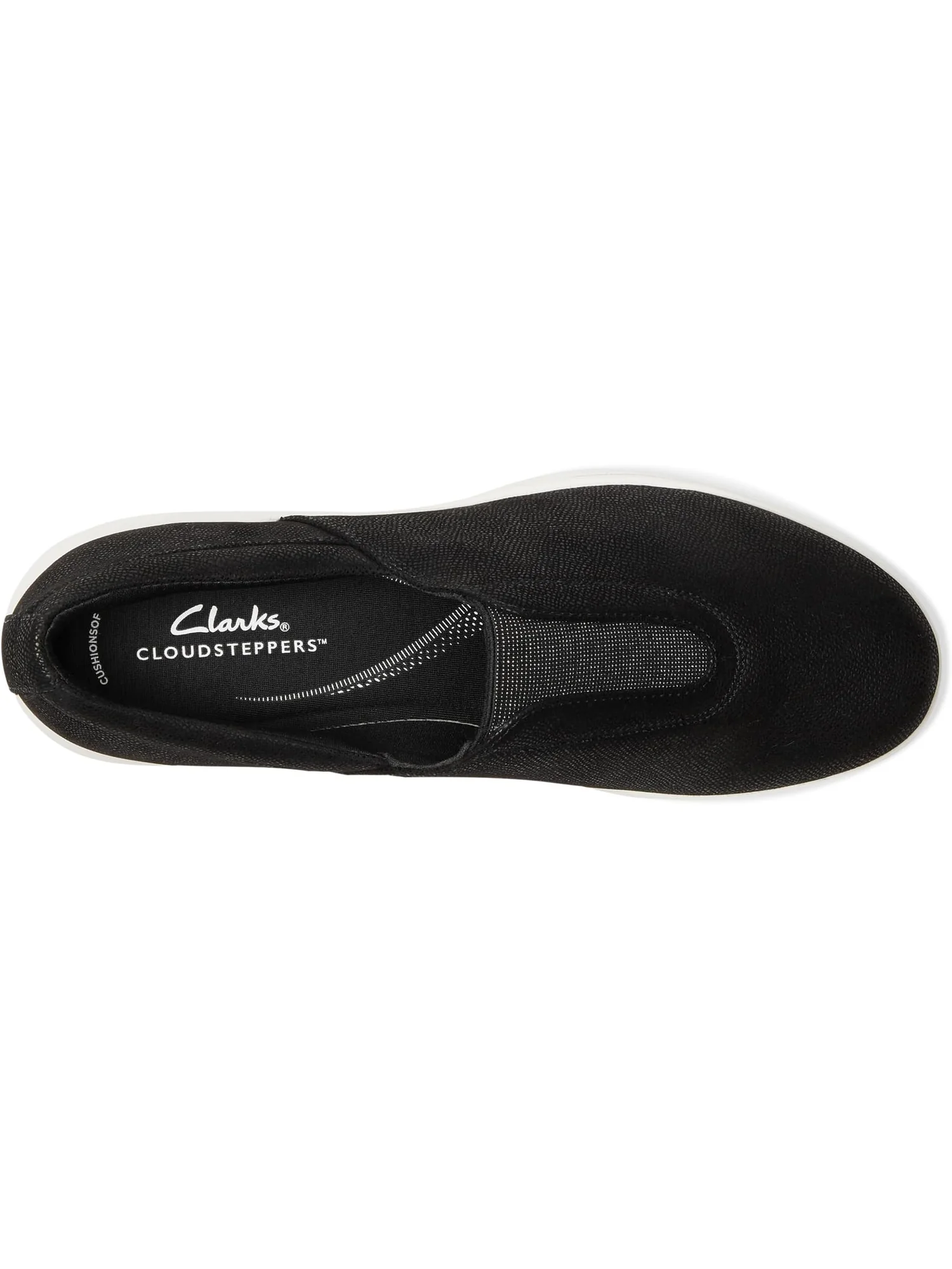 Кроссовки Clarks Women's Breezesky Ria — изображение 2 из 7, черный/белый