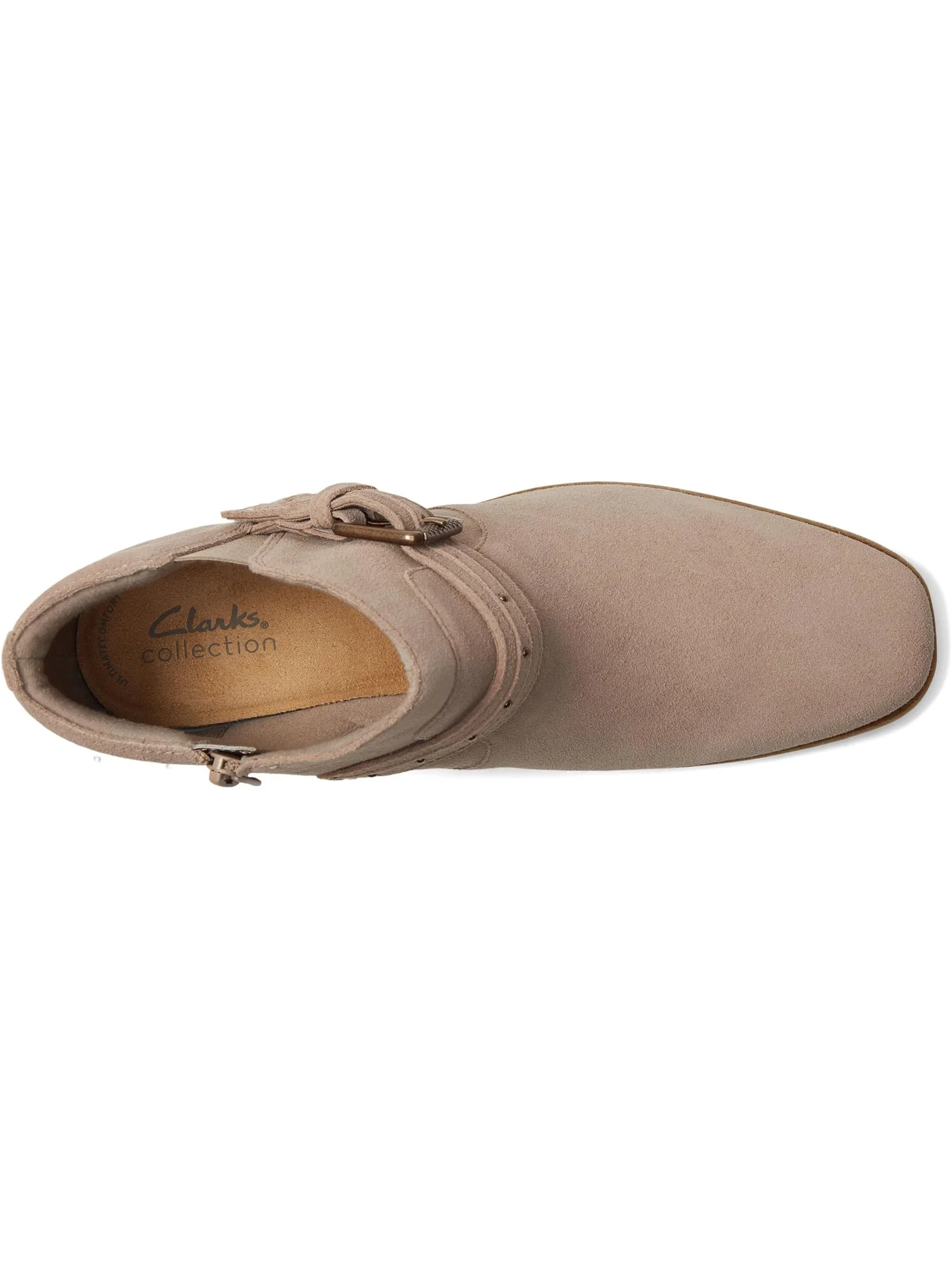 Туфли Clarks Women's Danyelle Wish, Light Taupe Suede — изображение 2 из 7, тауп